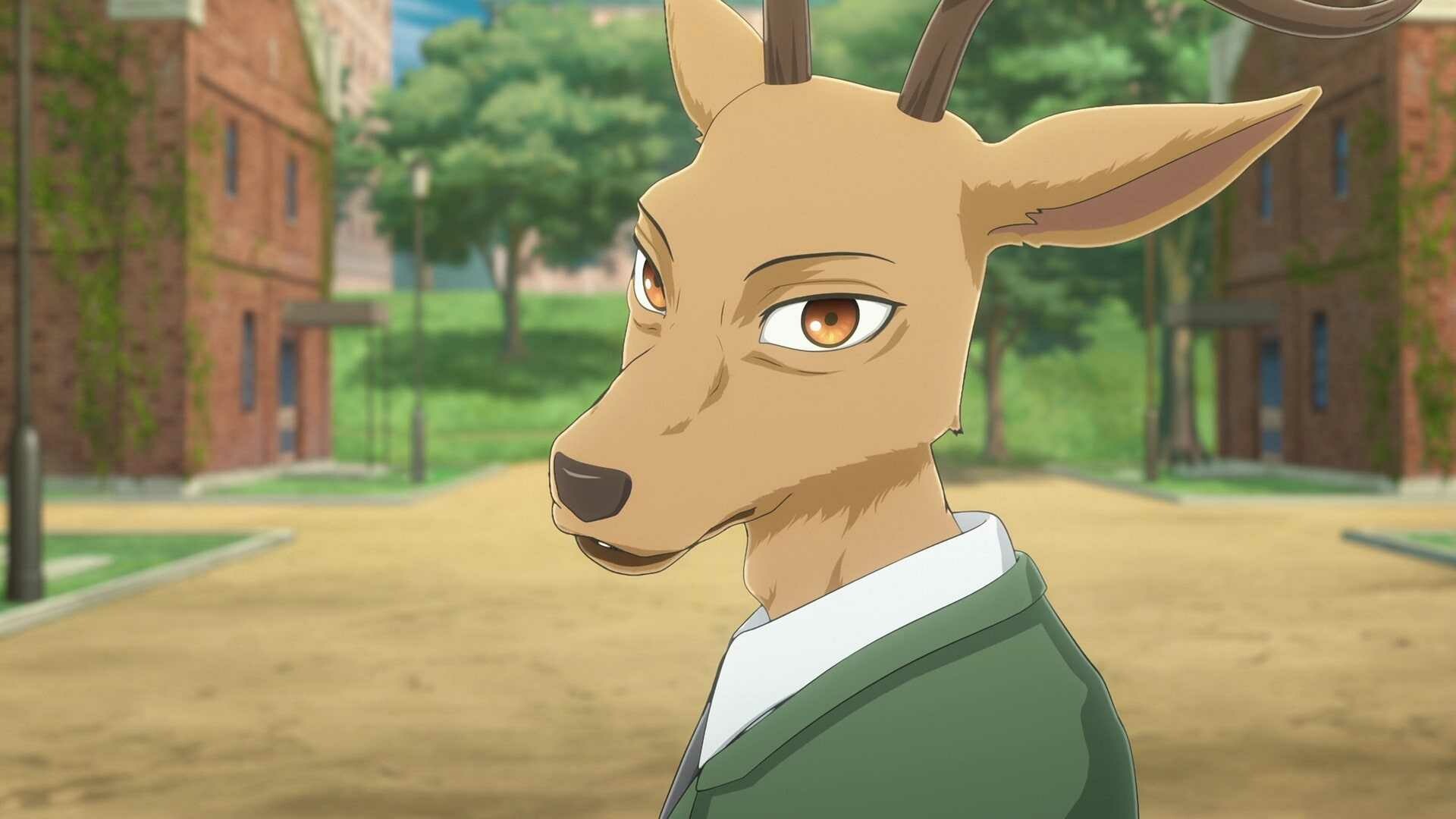 BEASTARS: Anime set in a world where beasts of all kinds coexist, Deer. 1920x1080 Full HD Background.