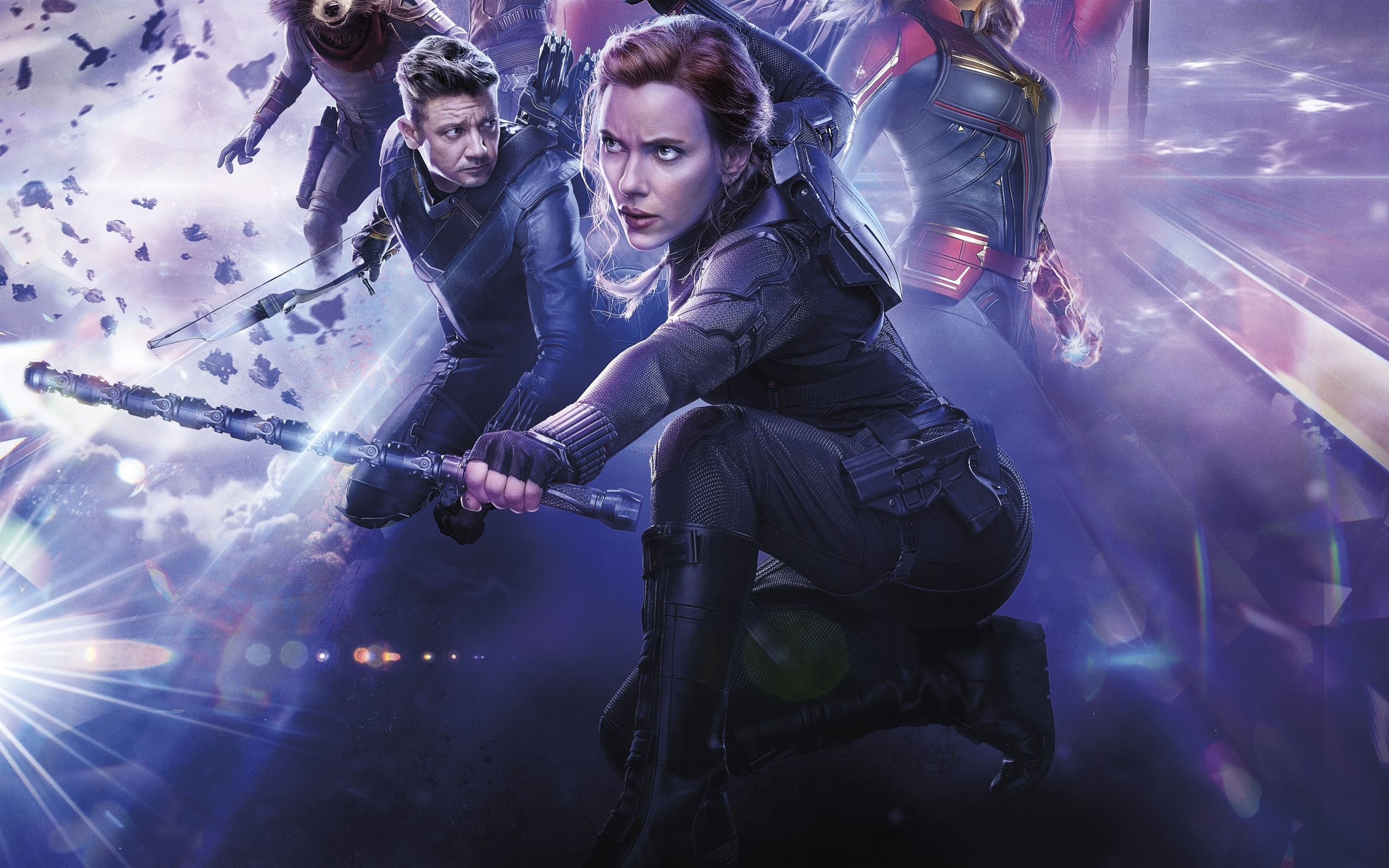 Black Widow, Avengers Endgame tribute, Stunning 10k wallpaper, Marvel cinematic universe, 2560x1600 HD Desktop