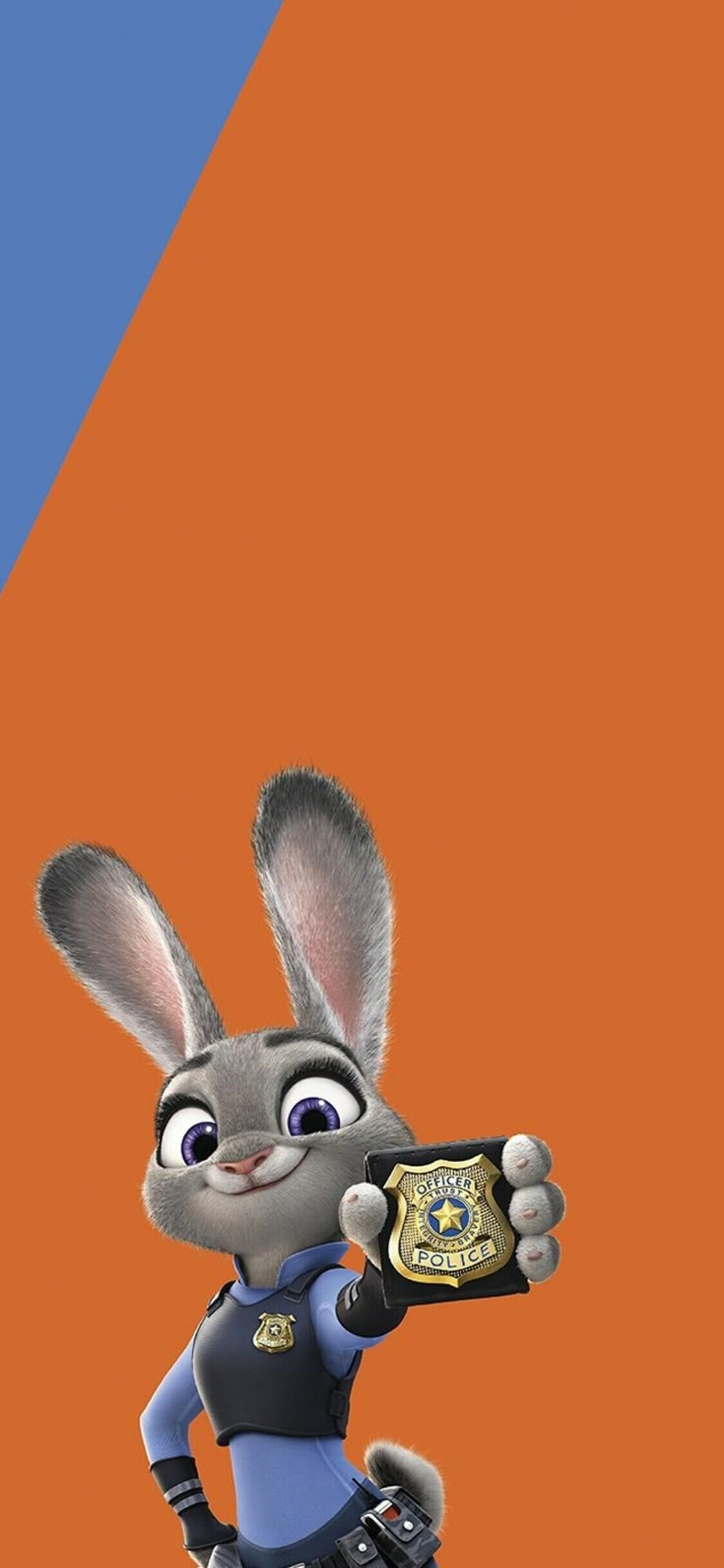 Zootopia: Zootopia's top cop, a self-righteous rabbit, named Lt. Judy Hopps. 1130x2440 HD Background.