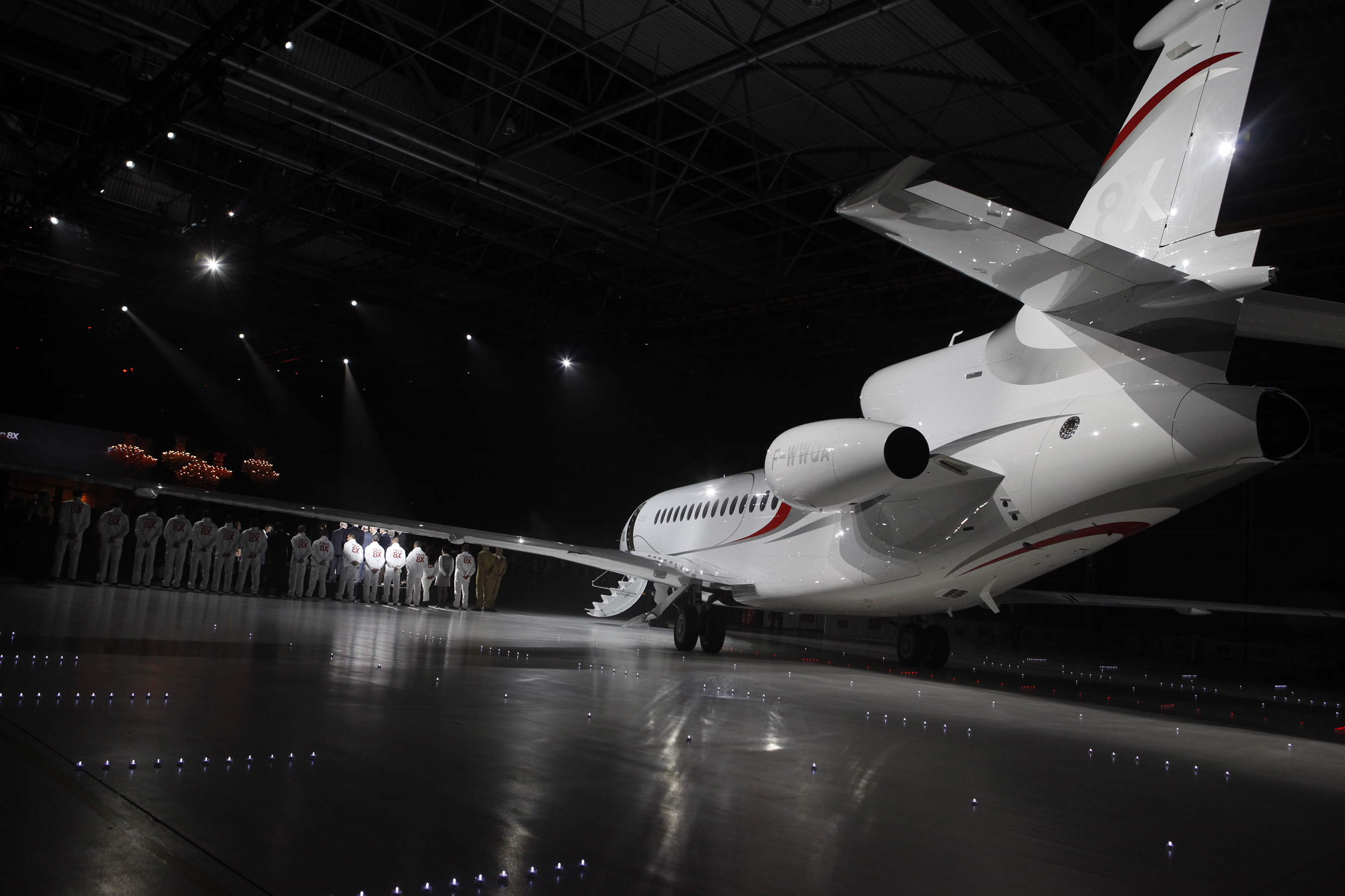 Dassault Aviation, Falcon 8x, First reveal, Corporate jet, 2700x1800 HD Desktop