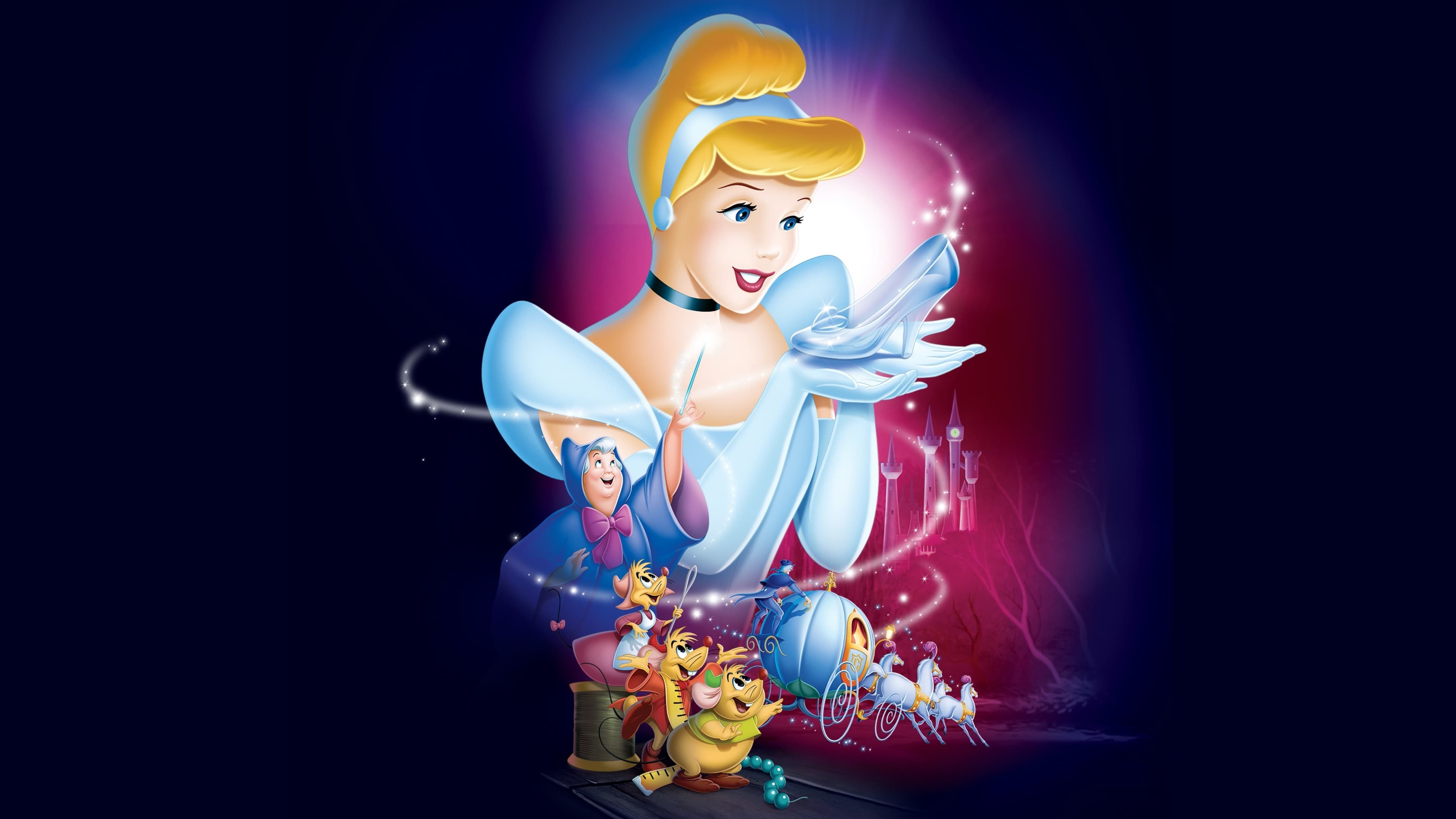 Cinderella, 1950, Backdrops, Movie, 3840x2160 4K Desktop