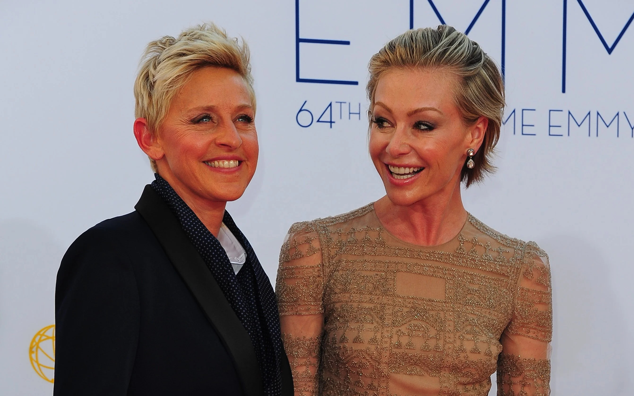 Ellen DeGeneres, Portia de Rossi, 2014 Oscars, 2690x1680 HD Desktop