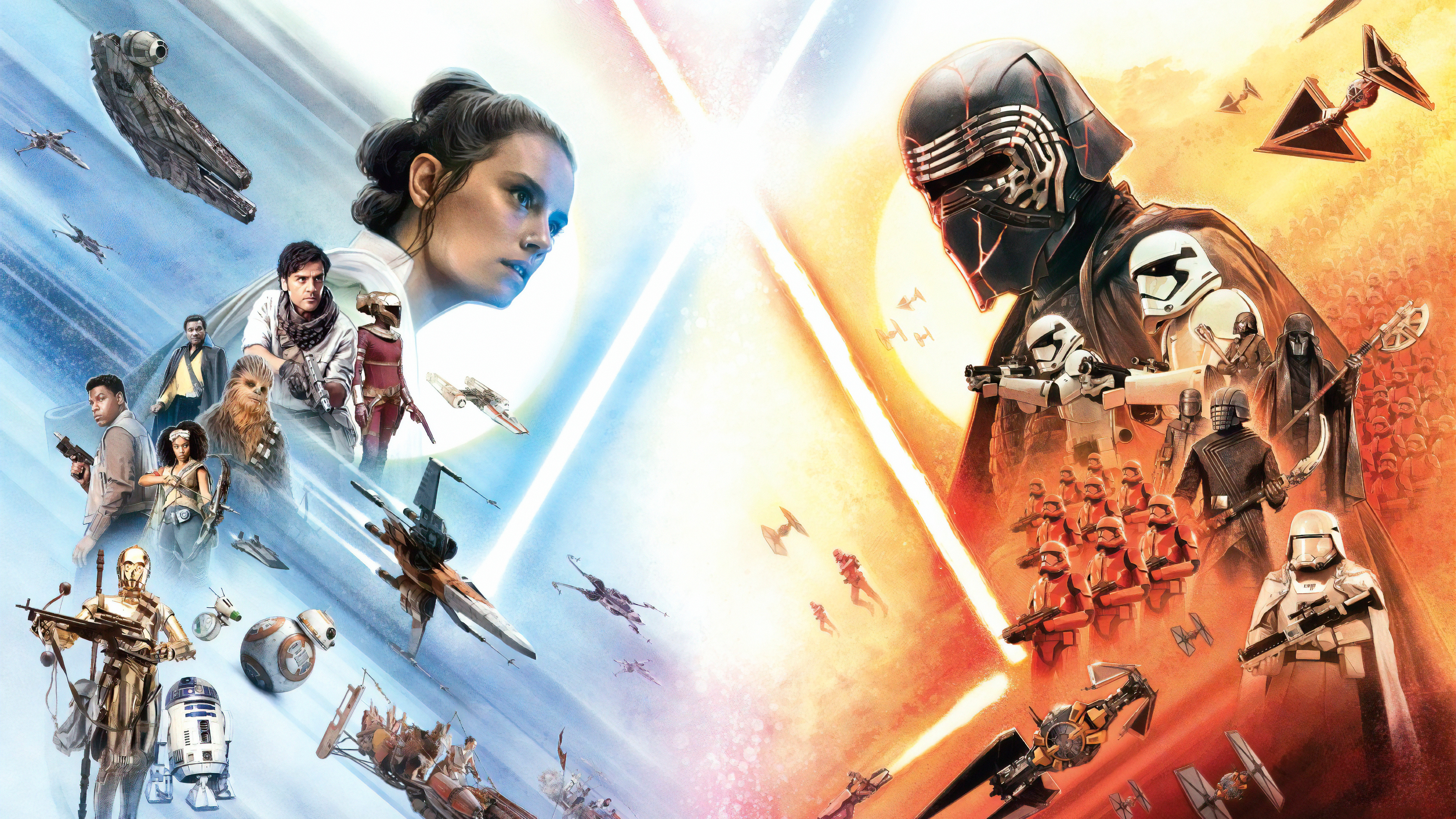 Rey, Star Wars 4K, Ultra-HD wallpaper, Background image, 3840x2160 4K Desktop