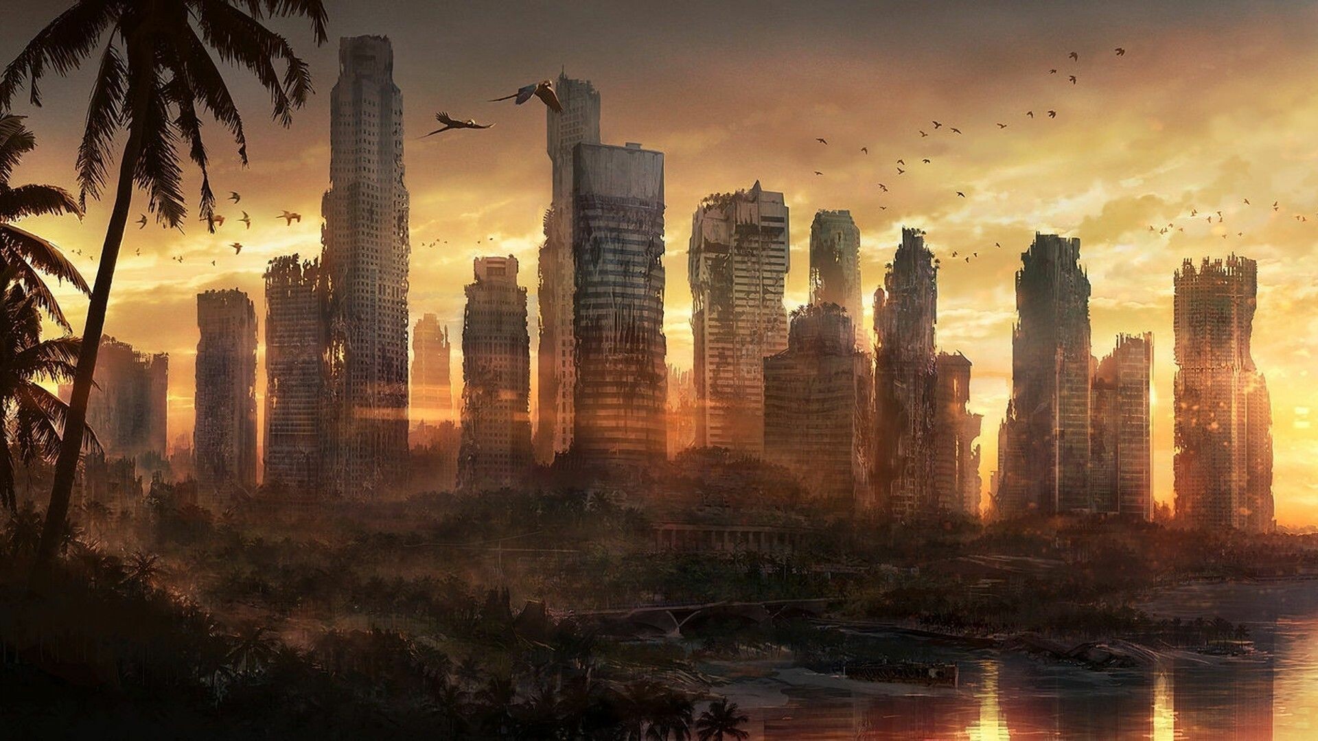 Post-apocalypse: Apocalypse, Science fiction, Dystopia. 1920x1080 Full HD Wallpaper.