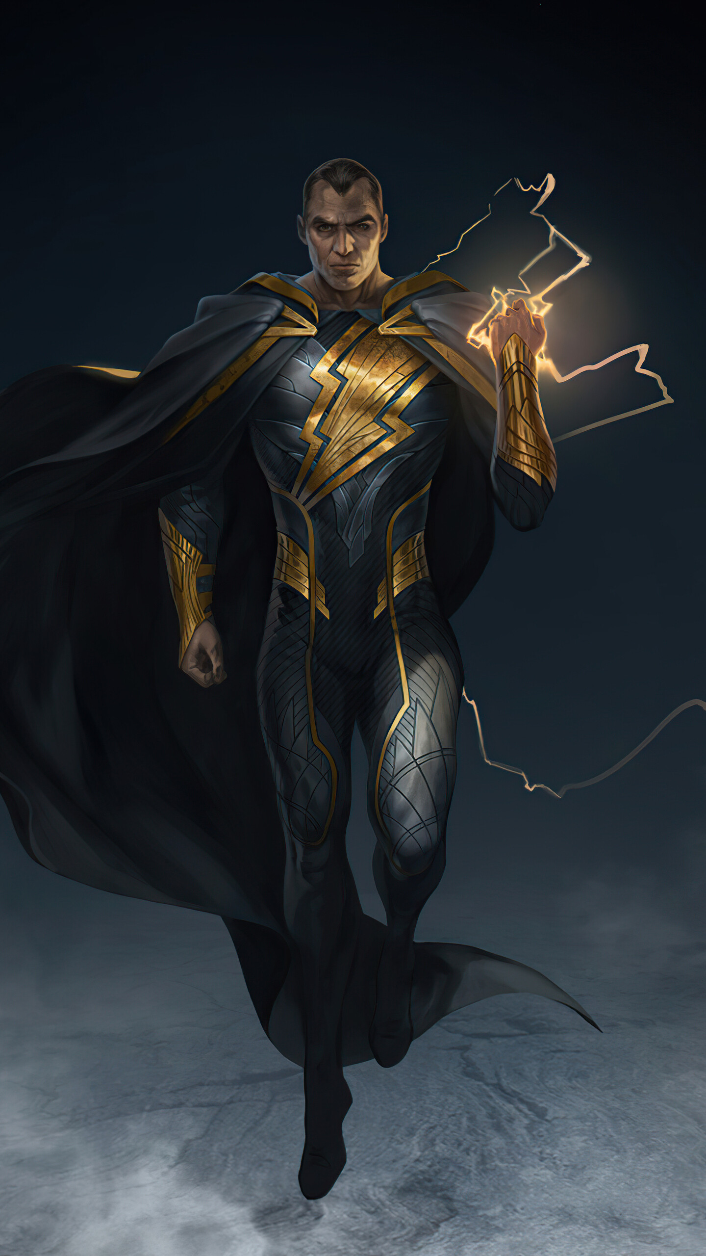Injustice: The sequel to 2013's Gods Among Us, Black Adam. 1440x2560 HD Wallpaper.