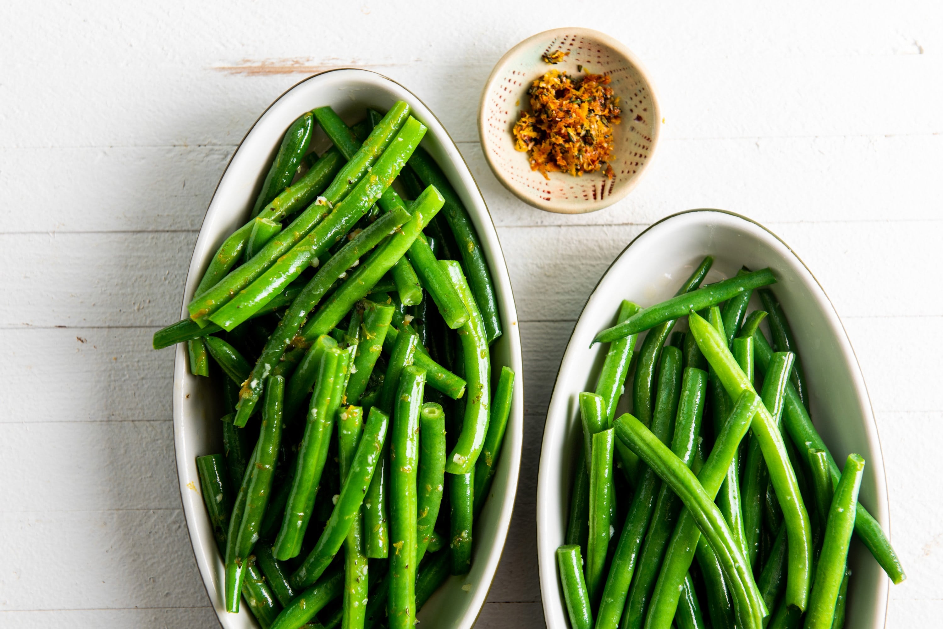 Green beans two ways, Versatile vegetable, Double the deliciousness, Creative cooking, 3000x2000 HD Desktop