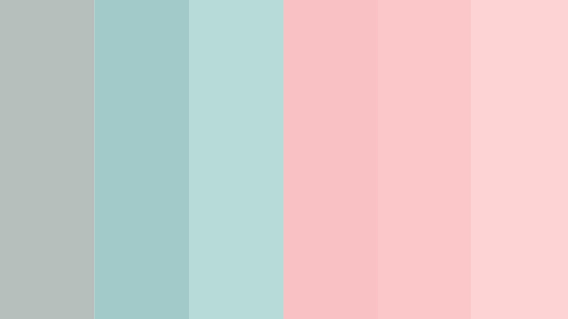 Color Palette, Mint and pink, Pastel shades, Beautiful background, 1920x1080 Full HD Desktop