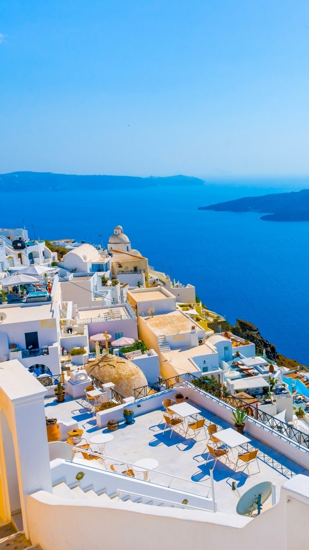 Spectacular wallpapers, Mesmerizing views, Greek island escape, Travel wanderlust, 1080x1920 Full HD Phone