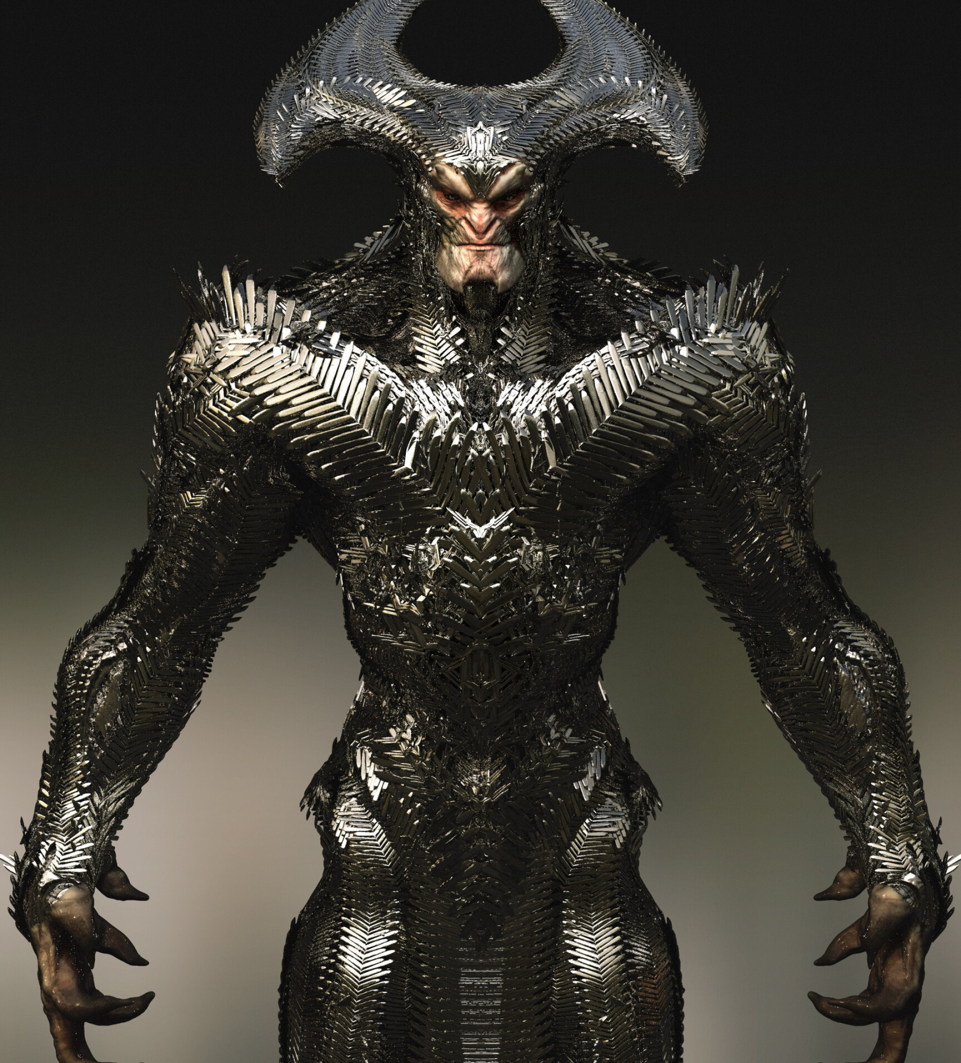 Steppenwolf concept model, Zack Snyder's Justice League, Artstation, 1920x2130 HD Phone