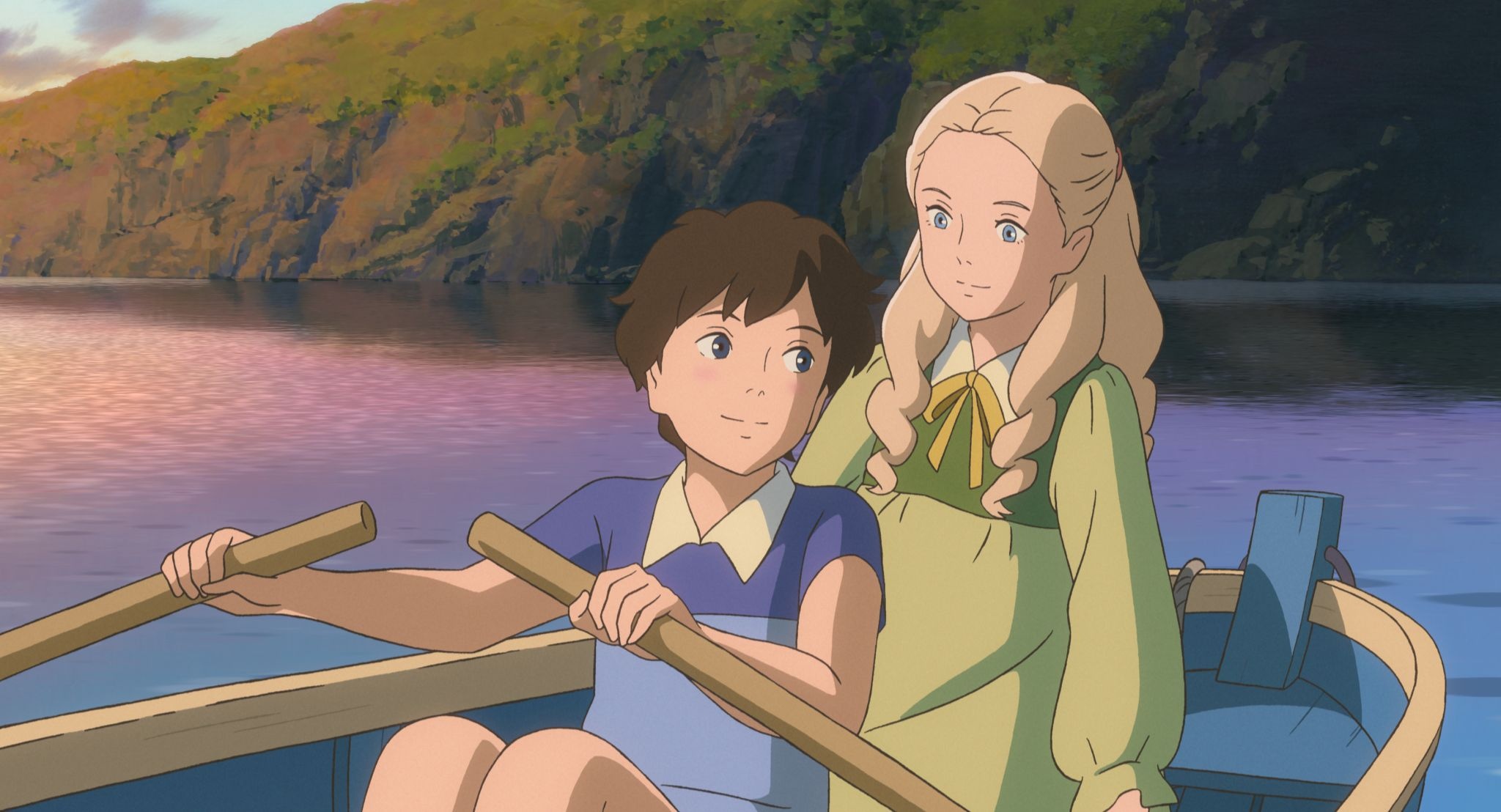 When Marnie Was There (Anime): Animated movie, White Anglo-Saxon characters, Headstrong girl. 2050x1110 HD Background.