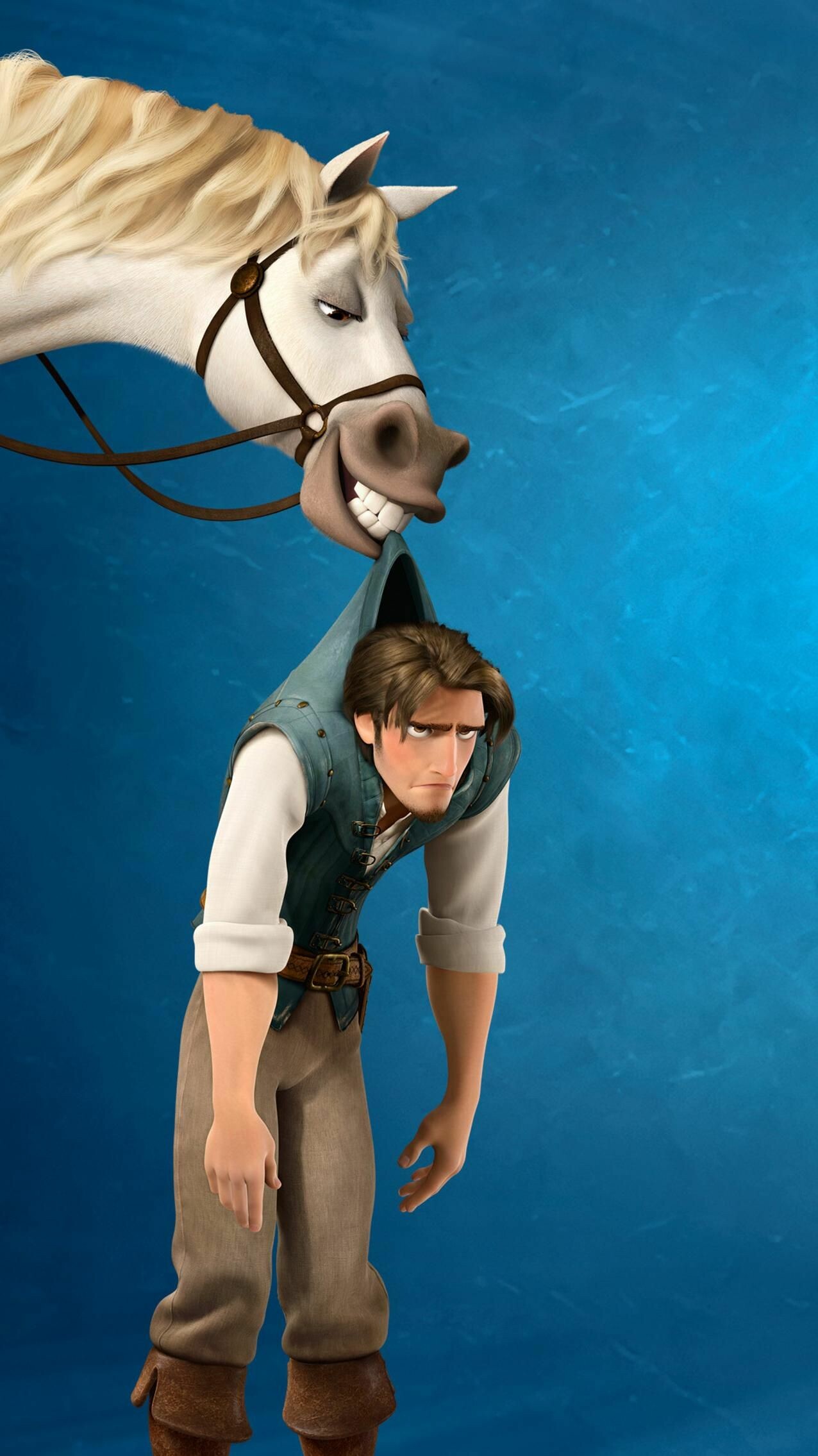 Tangled: Maximus, A palace horse belonging to the captain of the Corona Royal Guard. 1280x2270 HD Background.