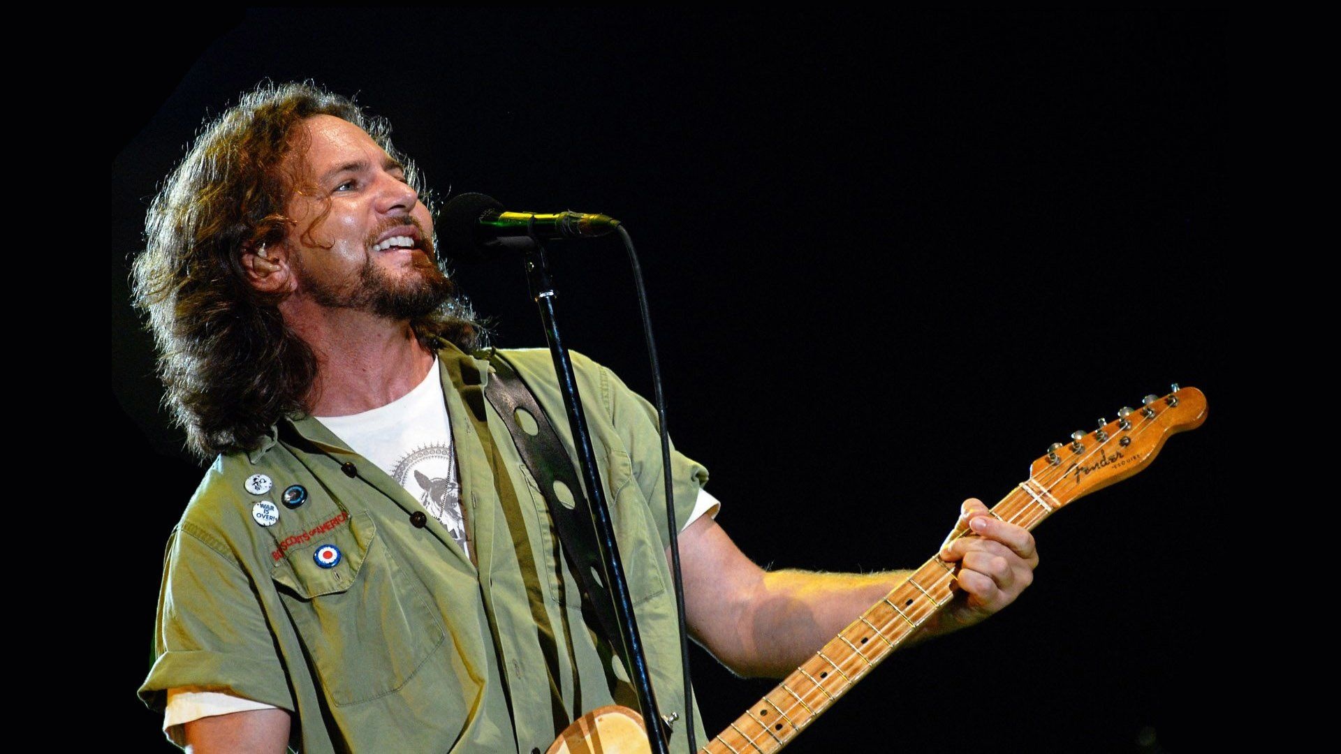 Eddie Vedder wallpapers, Iconic frontman, Musical inspiration, Captivating stage presence, 1920x1080 Full HD Desktop