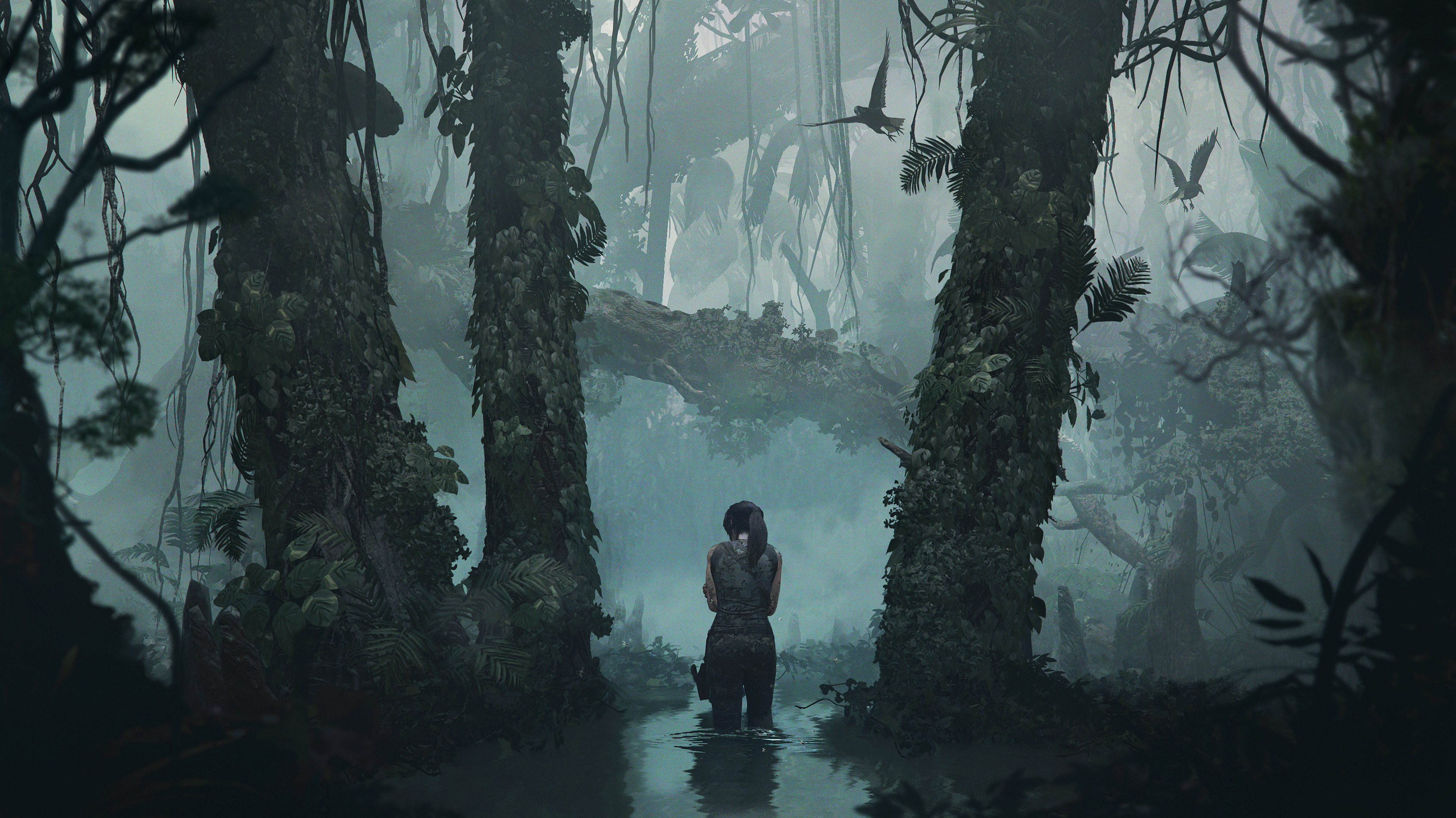 4K gaming experience, Engaging gameplay, Epic visuals, Tomb Raider saga, 3840x2160 HD Desktop