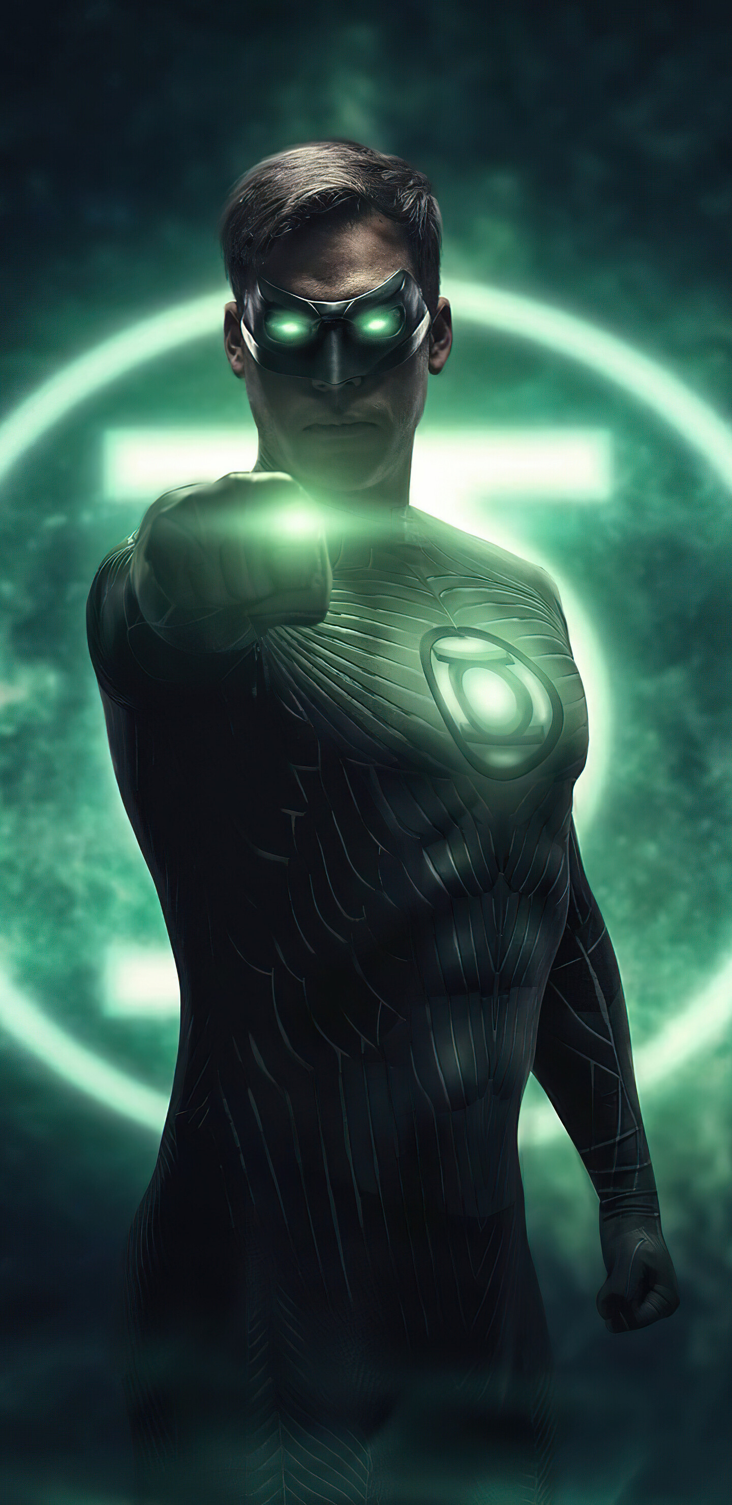 Green Lantern: Hal Jordan, A member of the Sinestro's Corps, Injustice 2. 1440x2960 HD Background.