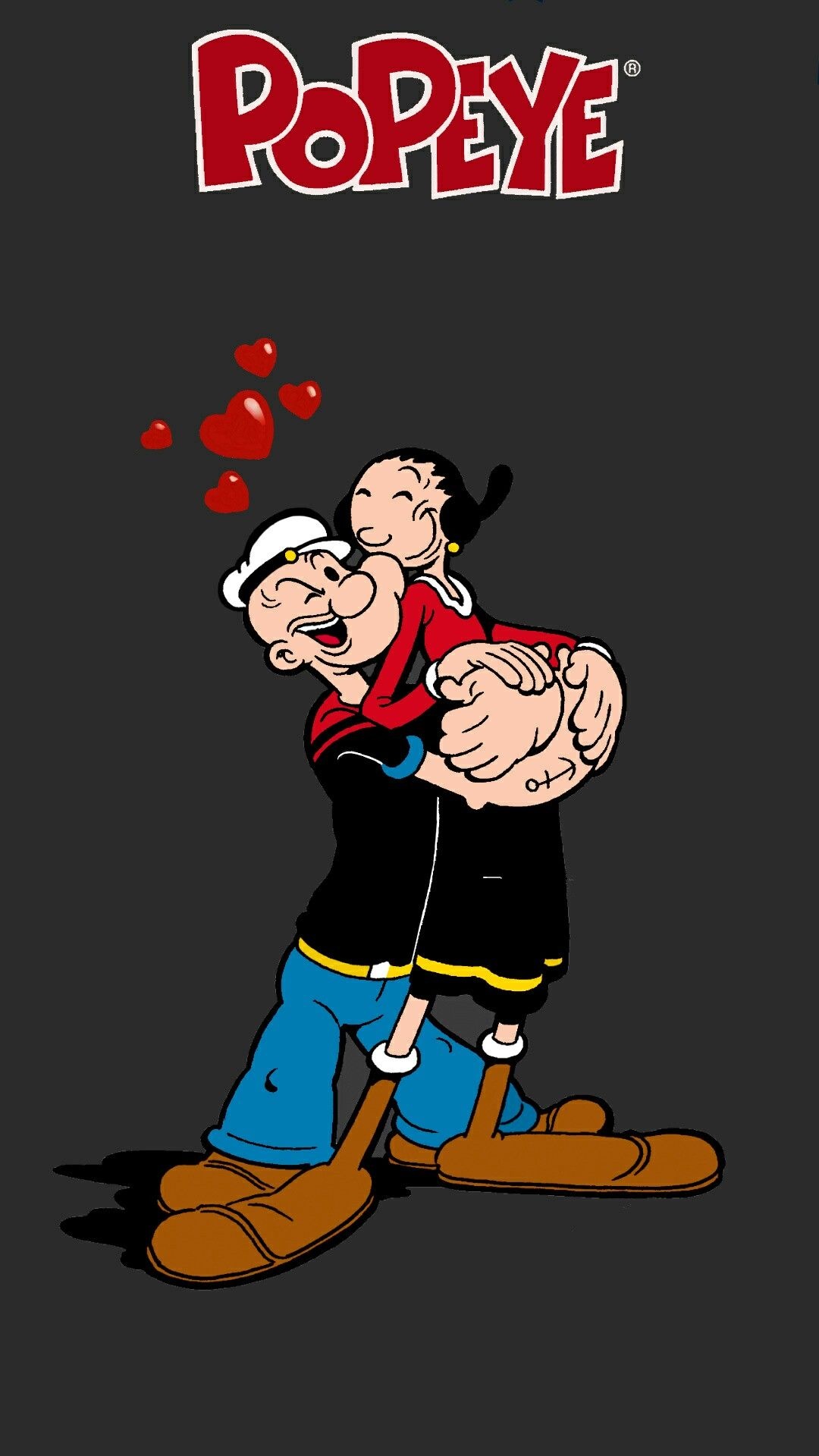Popeye the Sailor Animation, Favorite Popeye cartoon, Classic cartoon characters, 1080x1920 Full HD Phone