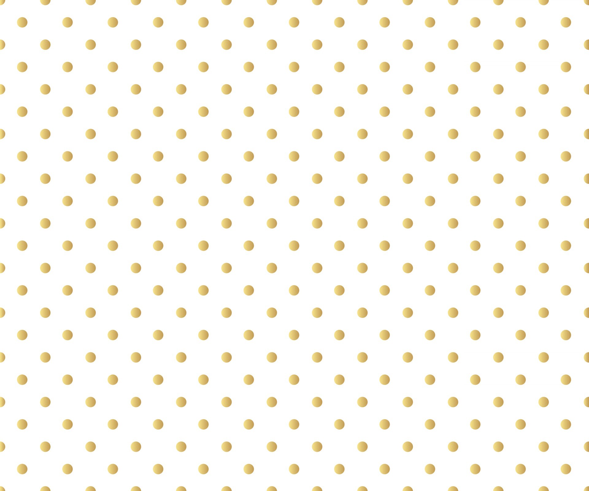 Gold Polka Dot: An array of equally sized and evenly distributed filled circles, Golden dots on a white background. 1920x1600 HD Wallpaper.