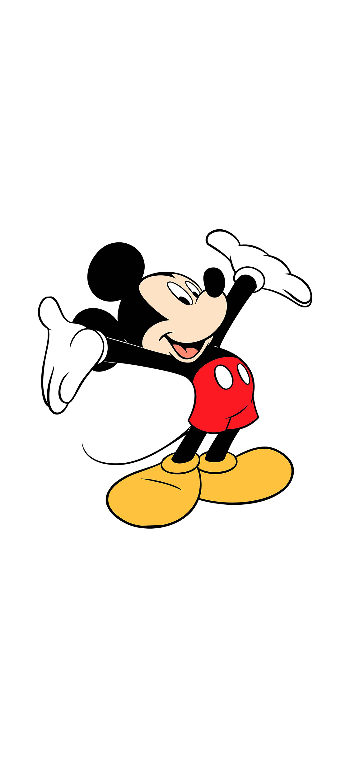 Mickey Mouse, Apple logo, Animated character, Classic, 1130x2440 HD Handy