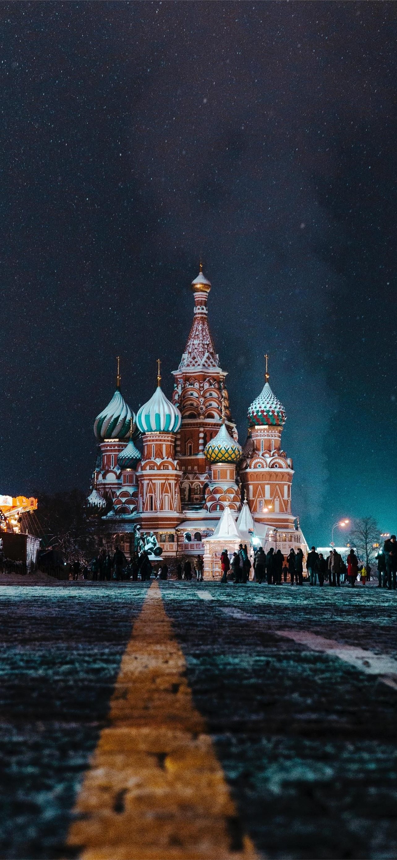 Saint Basil's, Travels, Best Moscow iPhone wallpapers, 1290x2780 HD Handy