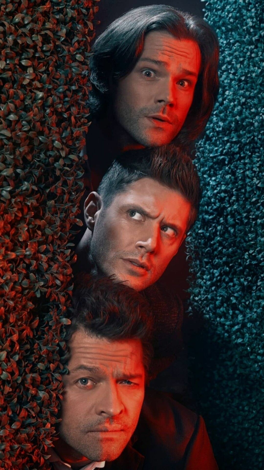 Supernatural: Two brothers who hunted monsters together while in search of their missing father. 1080x1920 Full HD Wallpaper.