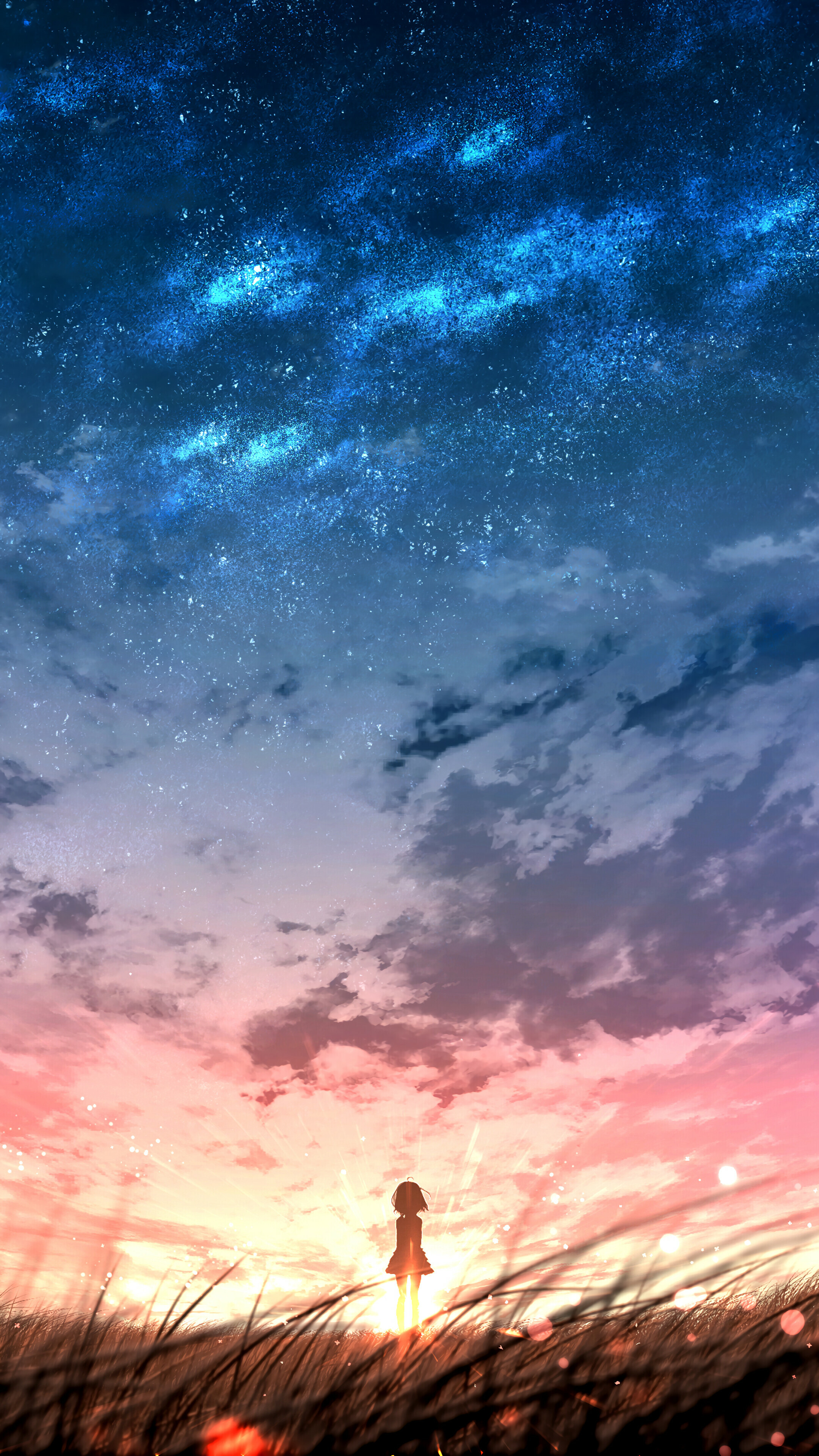 Sunrise: Daybreak, Celestial object, Atmospheric phenomena. 2160x3840 4K Background.