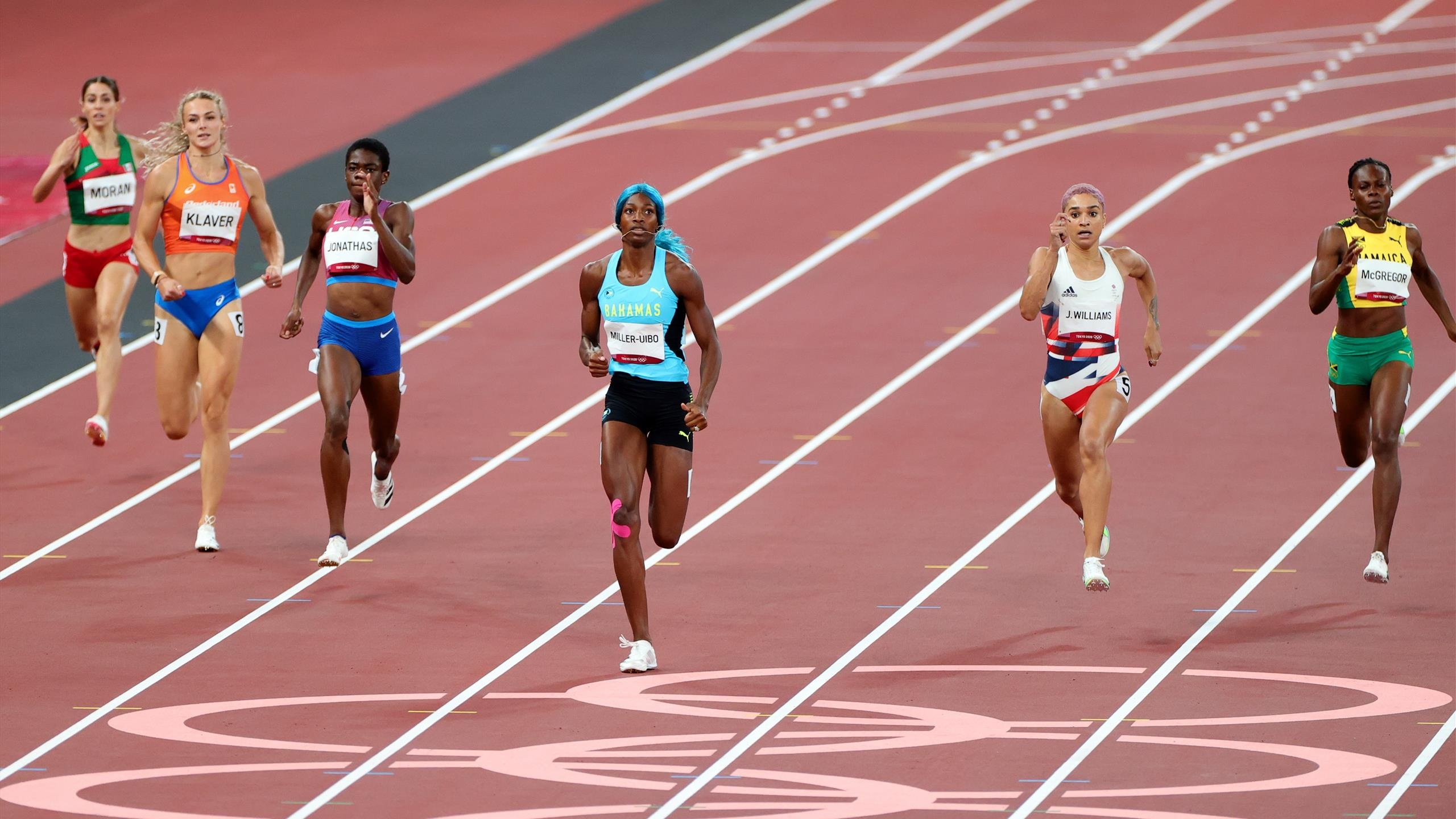Shaunae Miller-Uibo, Olympic journey, Sprinting sensation, Achieving greatness, 2560x1440 HD Desktop