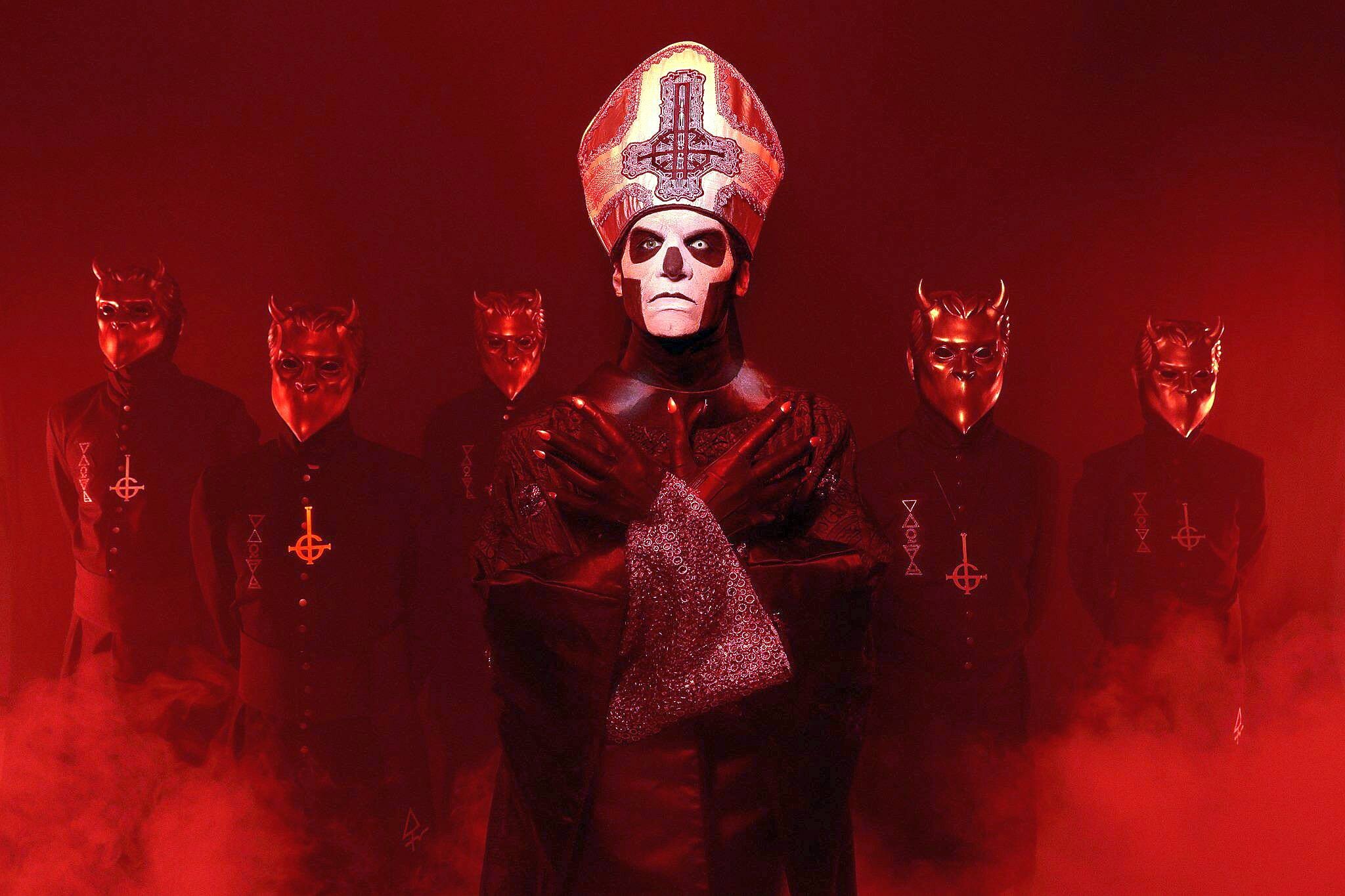 Ghost (Band): The song "Monstrance Clock" was offered for free streaming on April 8, 2013. 2050x1370 HD Background.