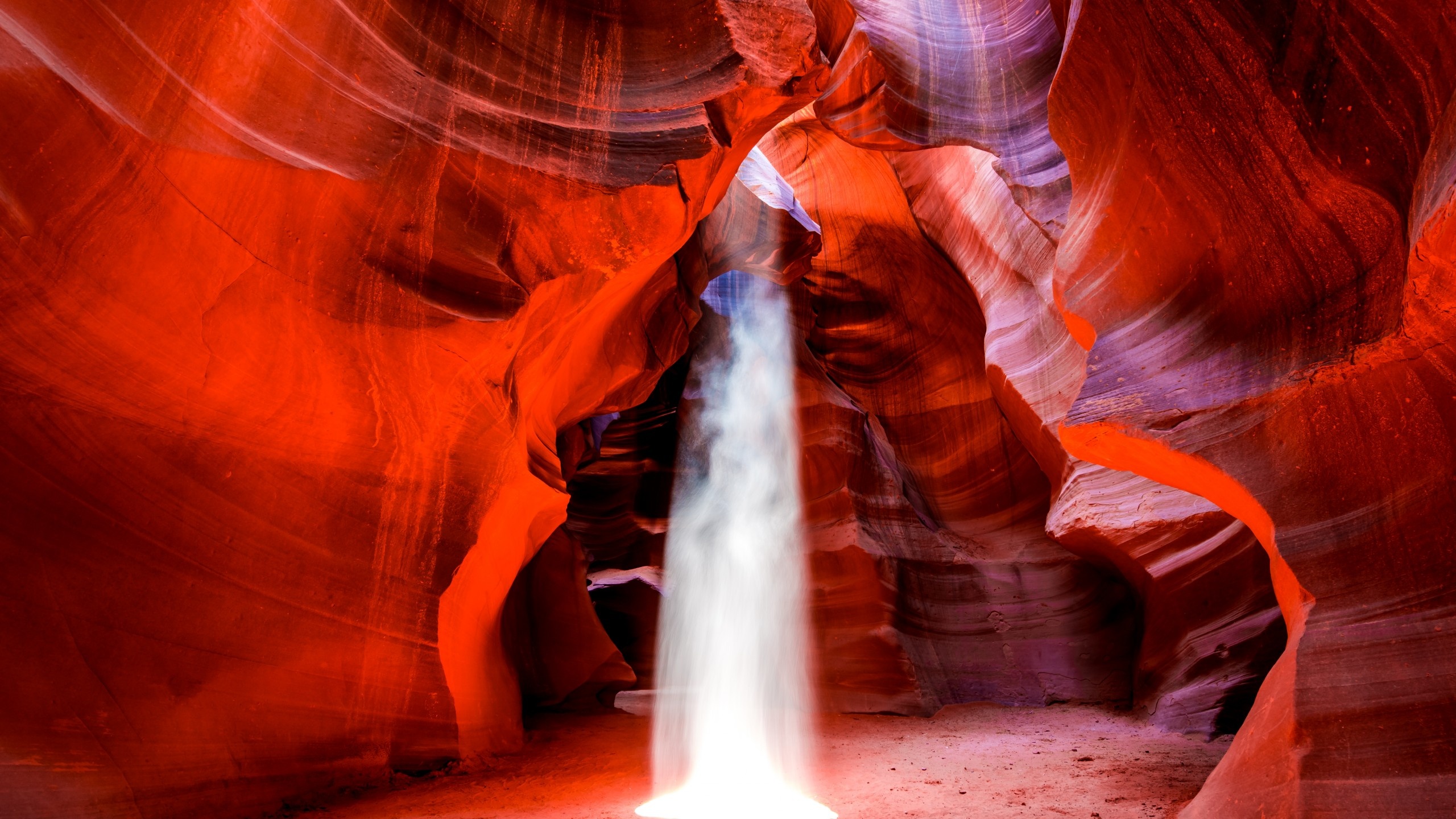 Antelope Canyon 4k, Arizona's travel, Wallpaper-worthy, Nature's wonder, 2560x1440 HD Desktop