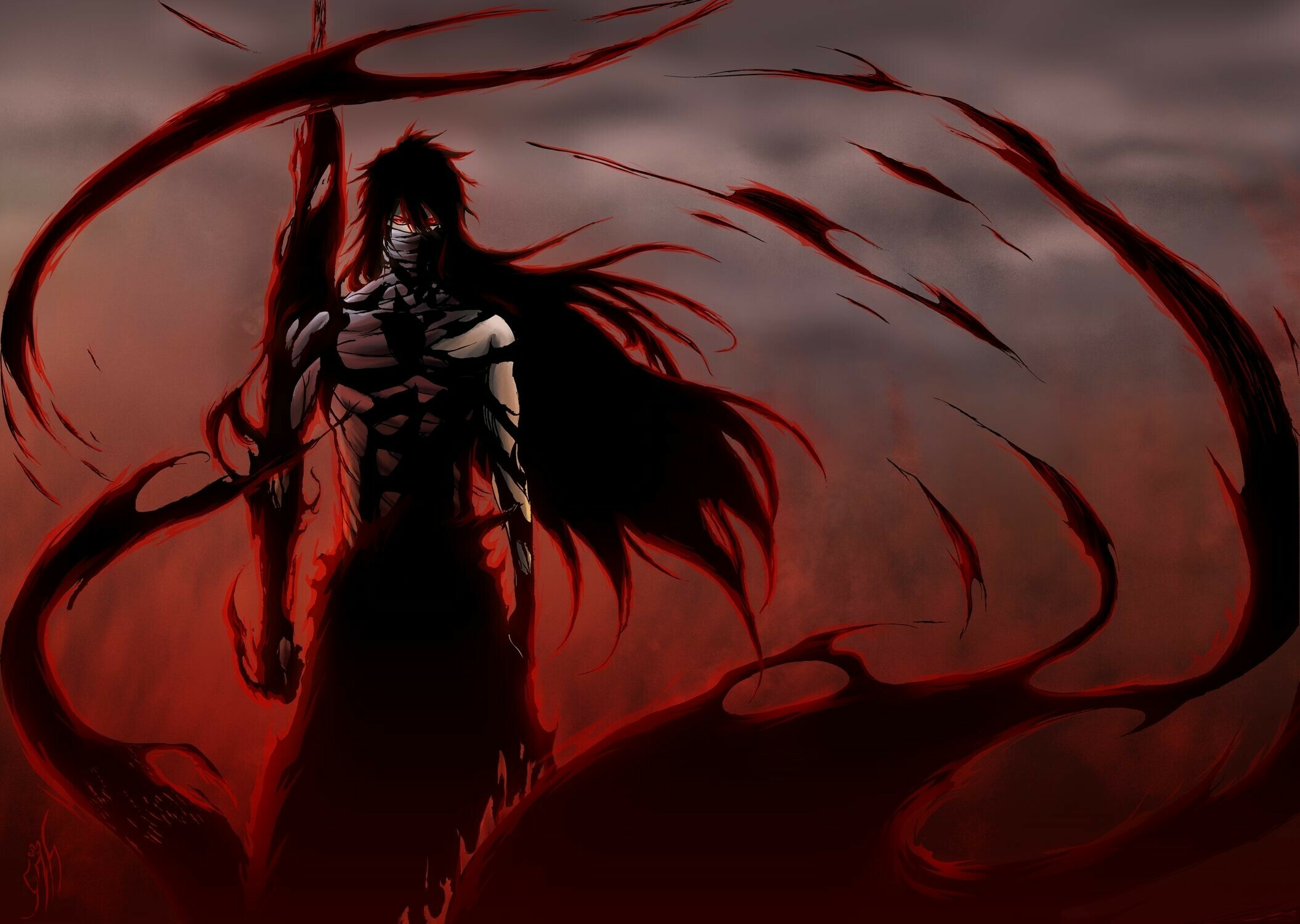 Bleach: The story follows the adventures of Ichigo Kurosaki after he obtains the powers of a Soul Reaper. 2110x1500 HD Background.