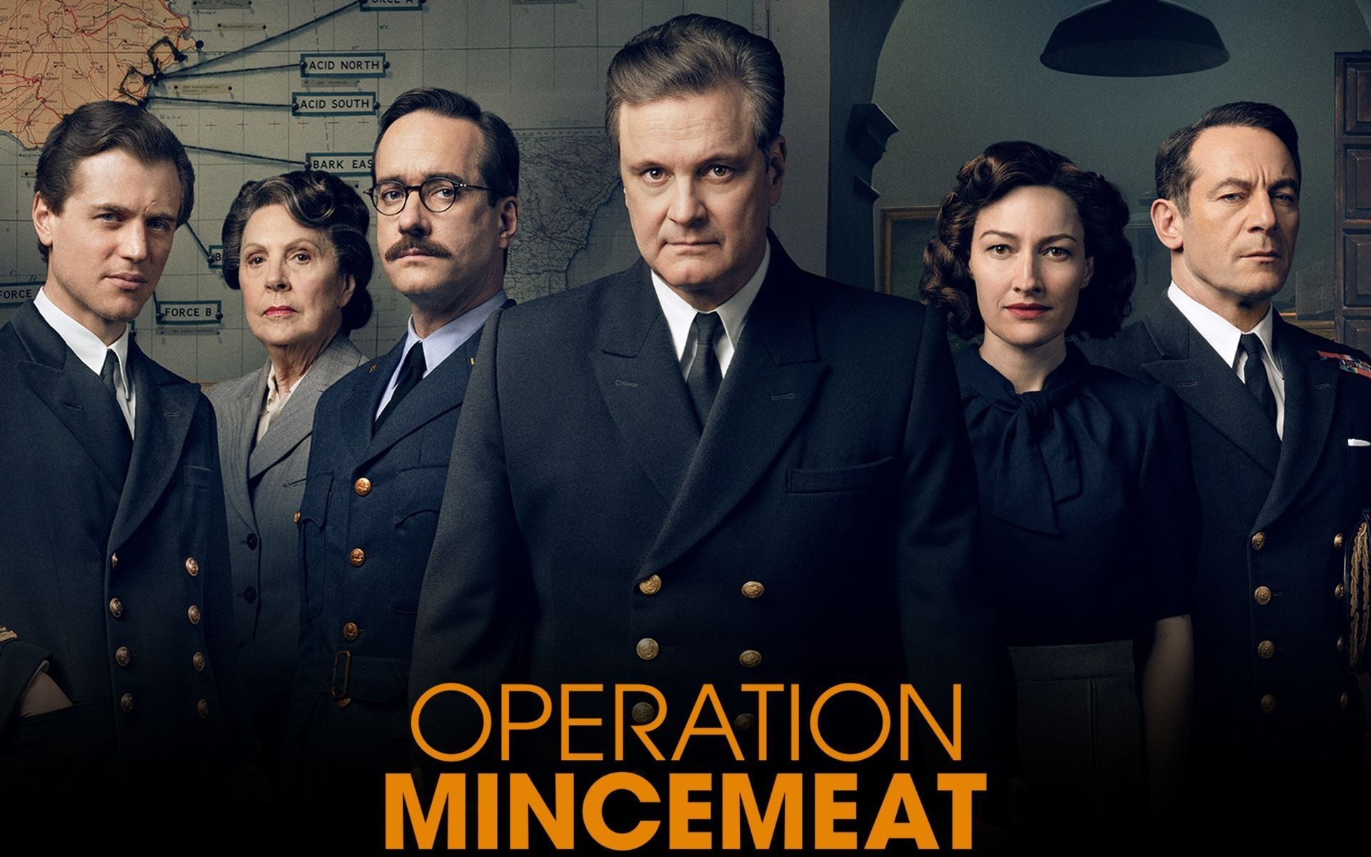 Operation Mincemeat movie, Netflix's production, All-star cast, Gripping war drama, 1920x1200 HD Desktop