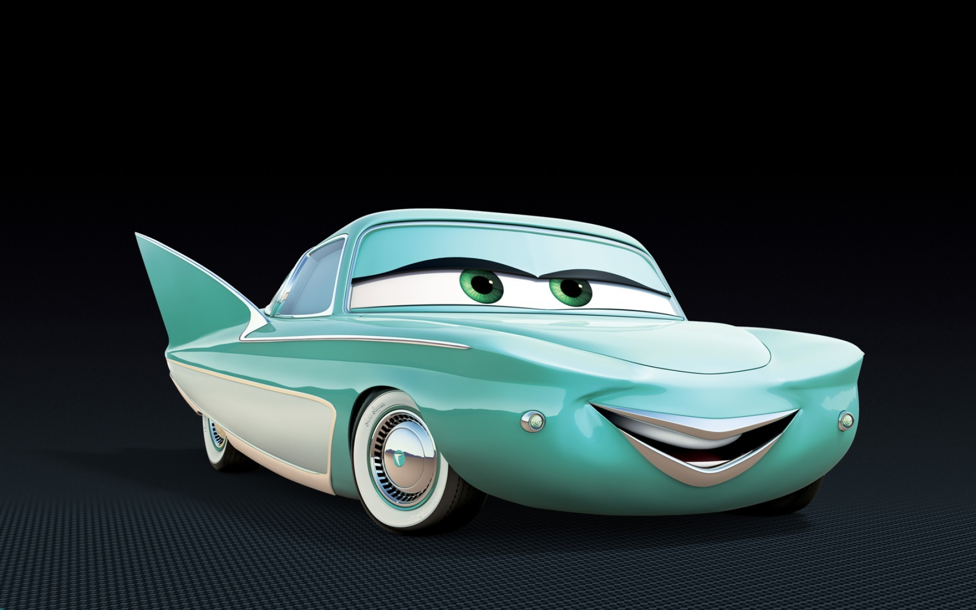 Cars (Disney): Jenifer Lewis as Flo, an aquamarine 1957 General Motors Motorama show car. 1920x1200 HD Background.