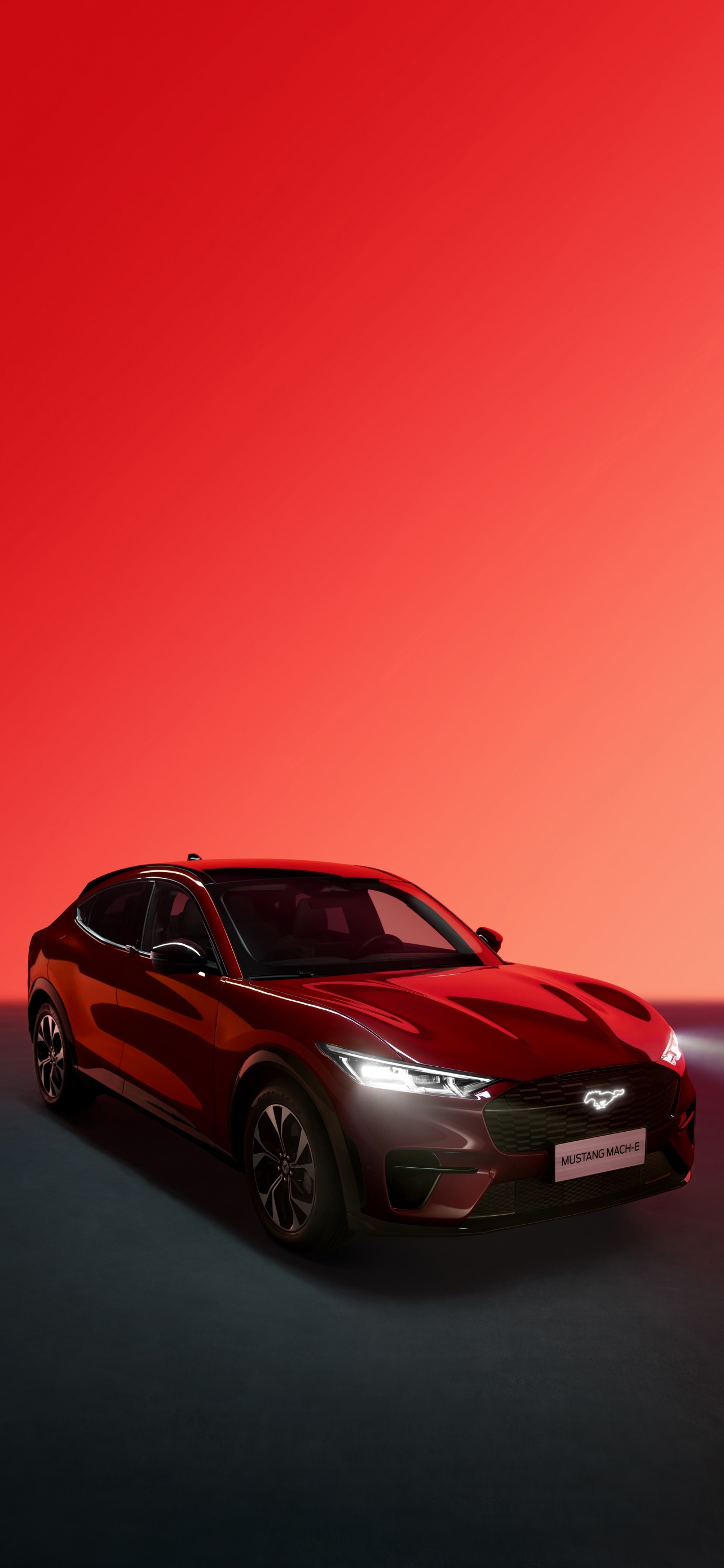 Ford Mustang Mach-E, Stylish wallpapers, Immersive visuals, Impressive design, 1290x2780 HD Phone