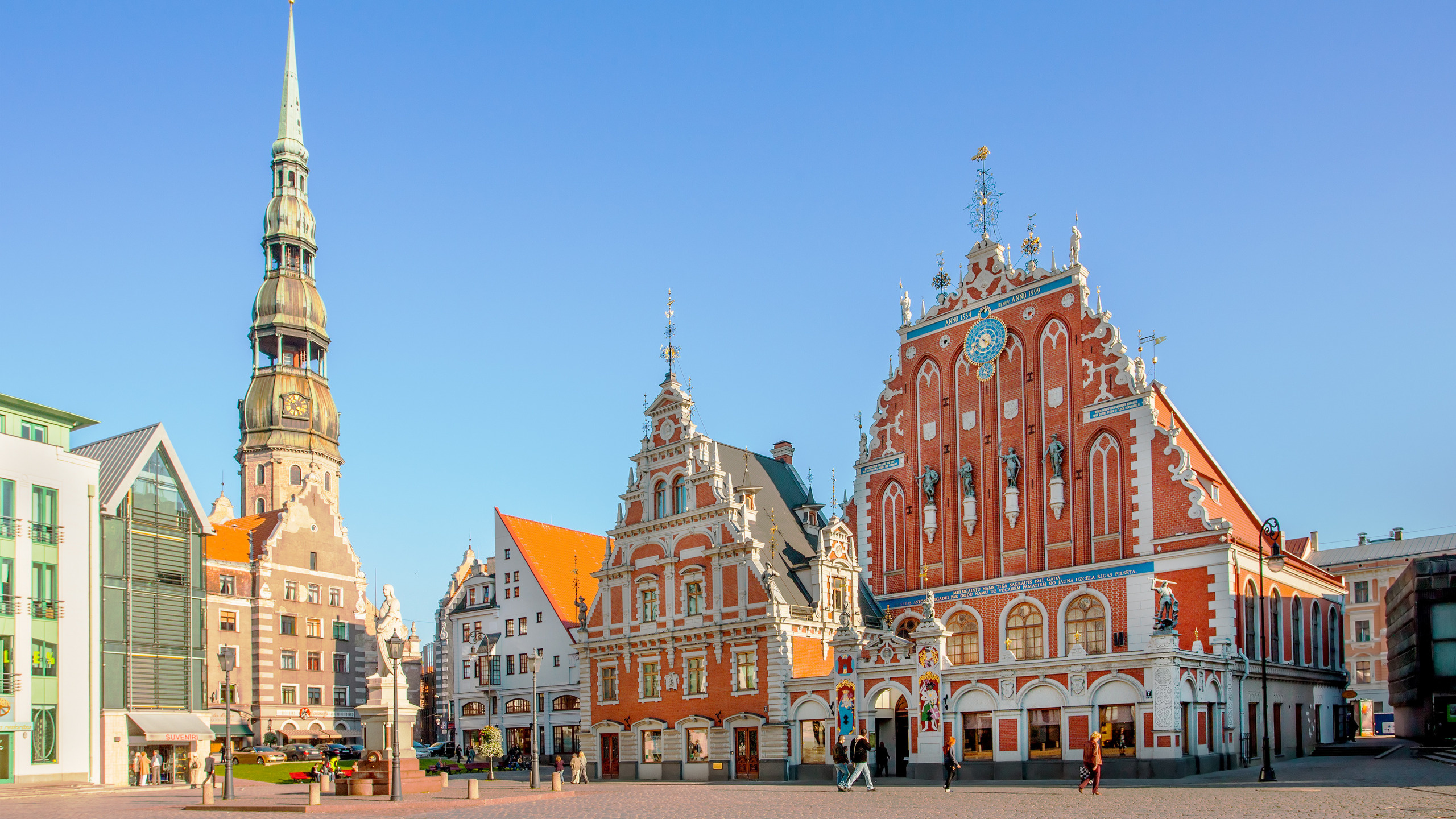 Latvia Travels, Old town Riga, Vibrant city, Cultural center, 2560x1440 HD Desktop