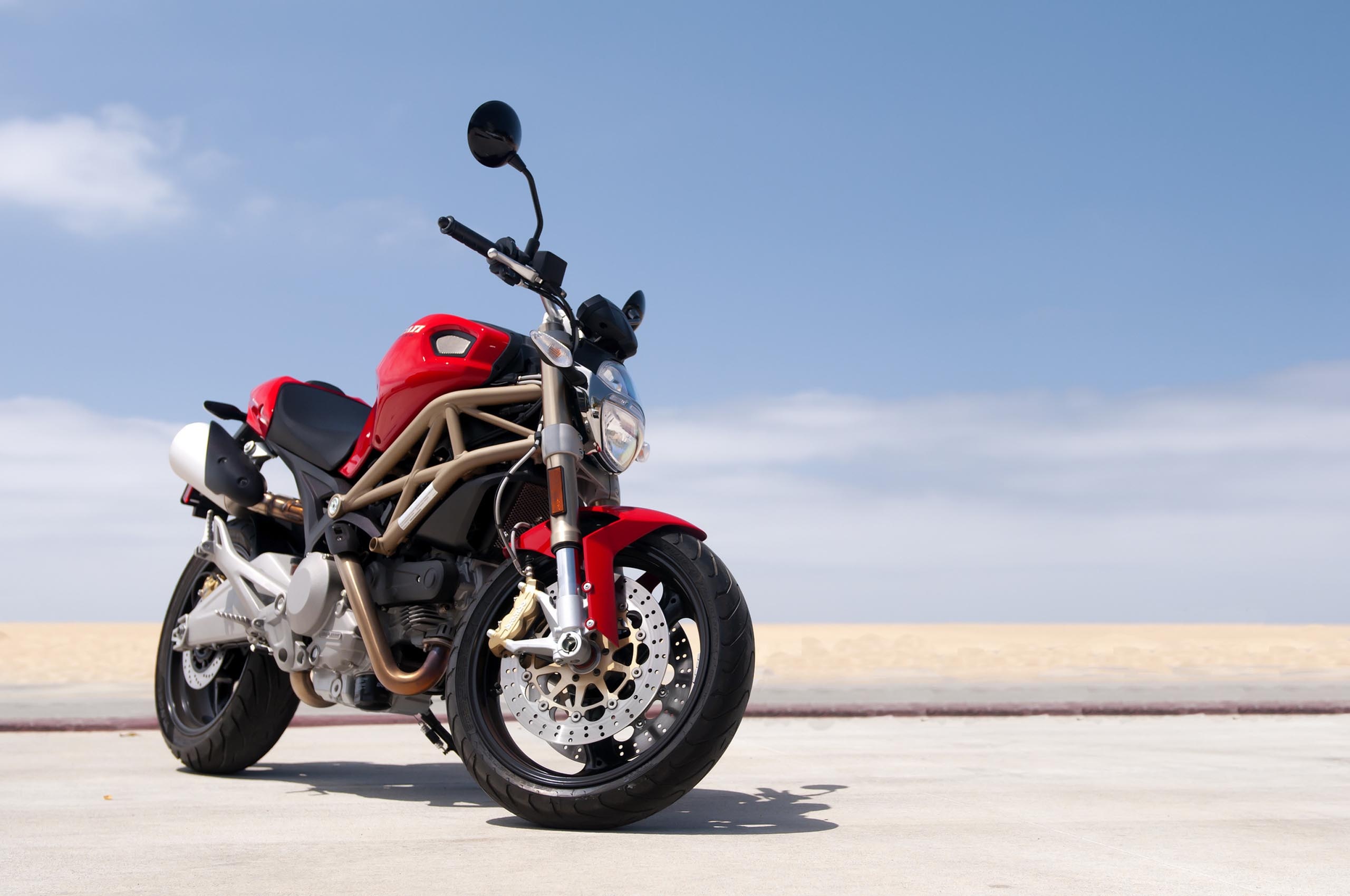 Ducati Monster, Auto model, Striking wallpapers, Badass Helmet Store, 2560x1700 HD Desktop