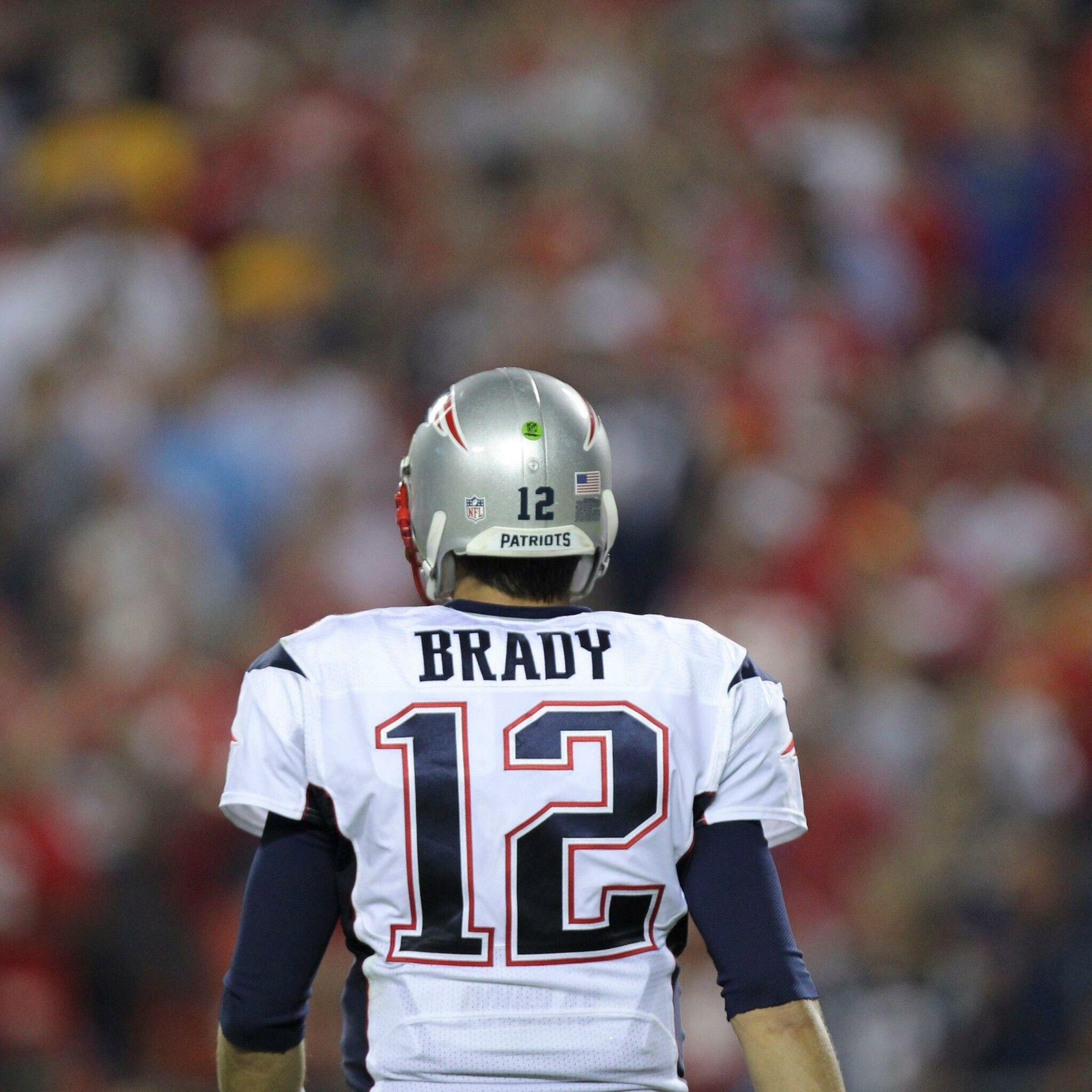 Tom Brady, New England Patriots, Hintergrundbilder, NFL, 2050x2050 HD Handy