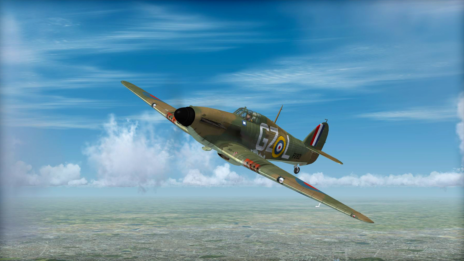 Hawker Hurricane, Battle of Britain, 1920x1080 Full HD Desktop