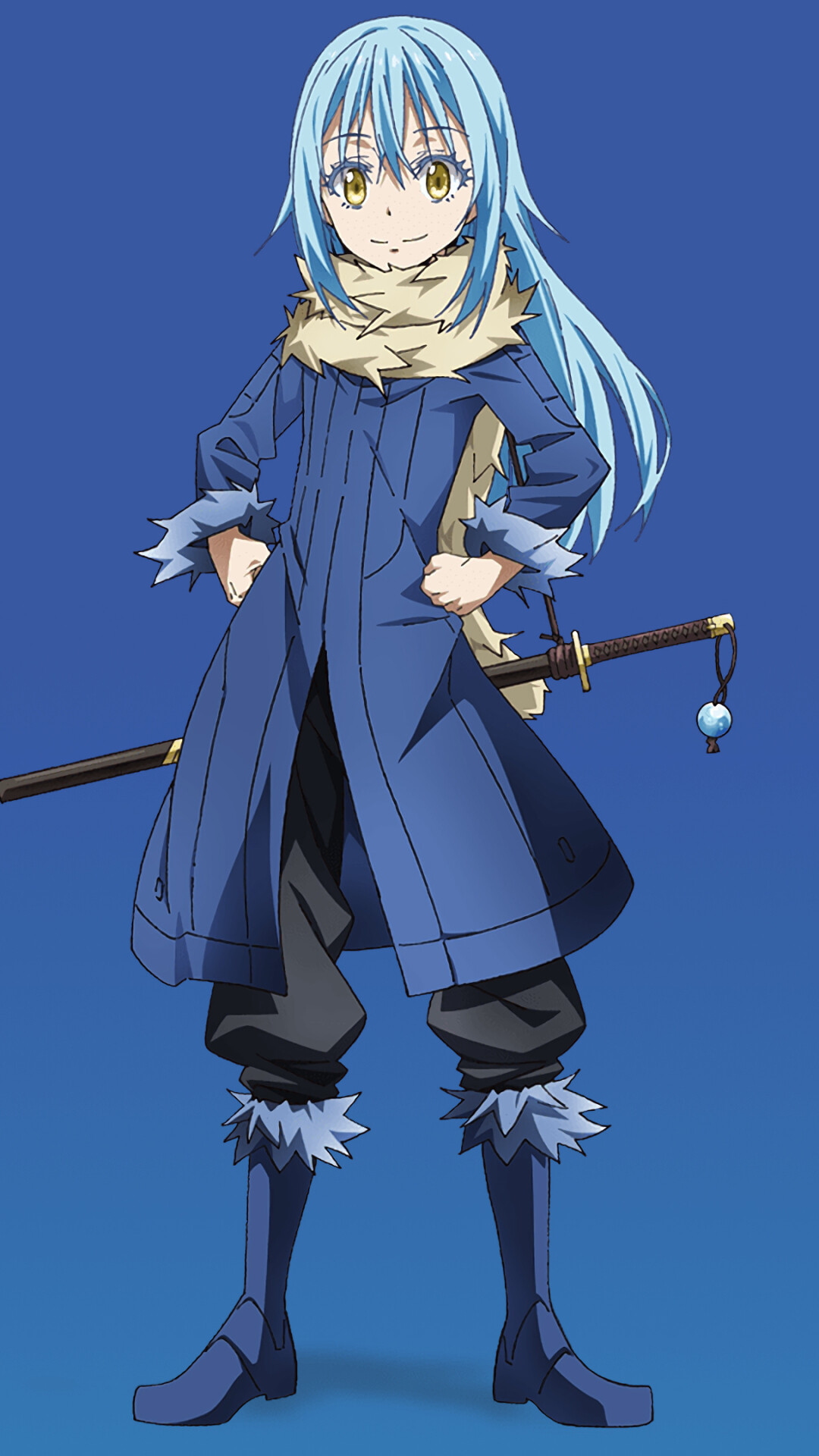 That Time I Got Reincarnated as a Slime: A man who is killed and reincarnated in another world as a slime named Rimuru. 1080x1920 Full HD Wallpaper.