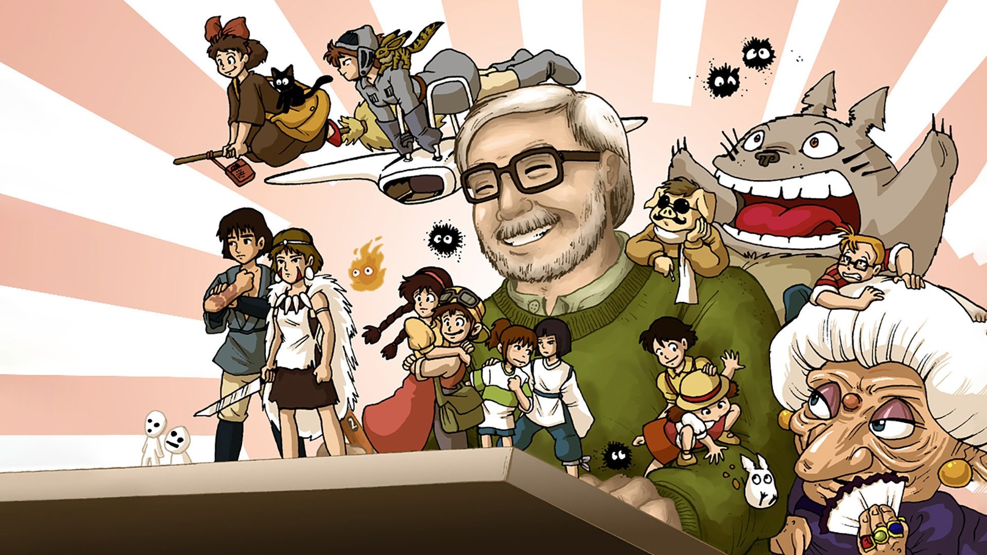 Hayao Miyazaki, Top-rated films, Tozlumercek's list, 1920x1080 Full HD Desktop