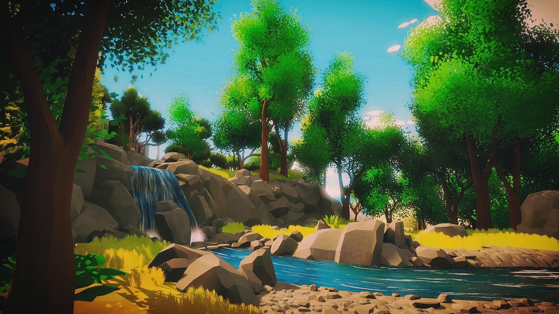 The Witness, Mysterious world, Intricate puzzles, Immersive atmosphere, 1920x1080 Full HD Desktop