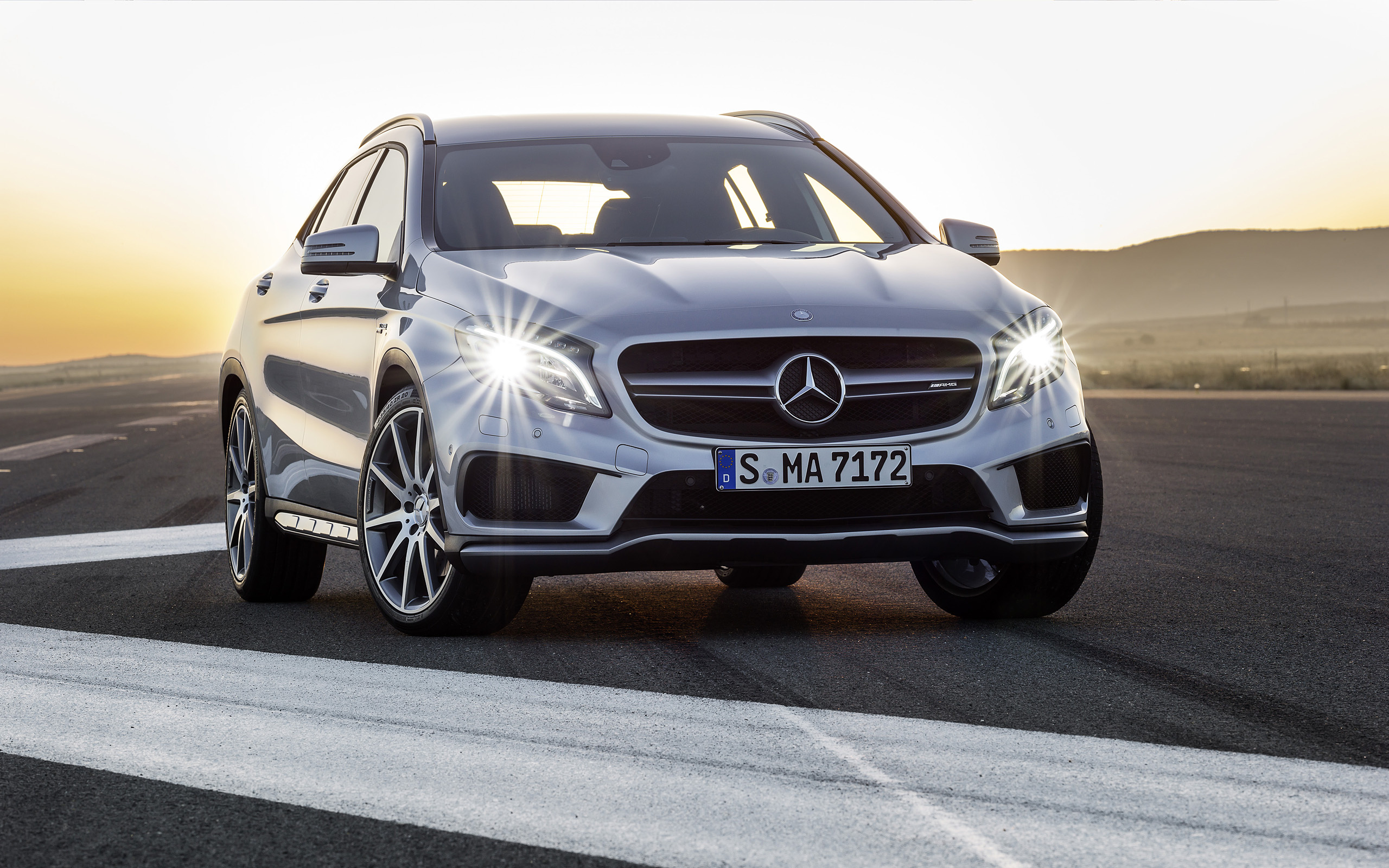 Mercedes-Benz GLA, AMG performance, High-performance SUV, Sporty and aggressive, 2560x1600 HD Desktop