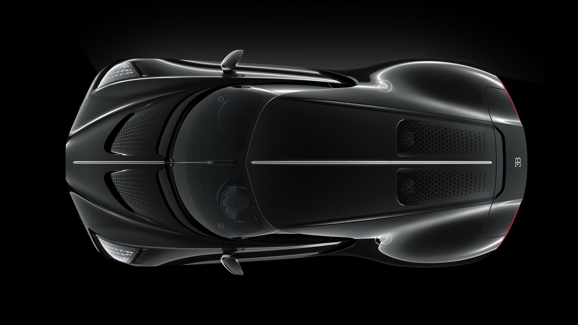 Bugatti La Voiture Noire: The car is a tribute to the Type 57SC Atlantic, Vehicle. 1920x1080 Full HD Background.