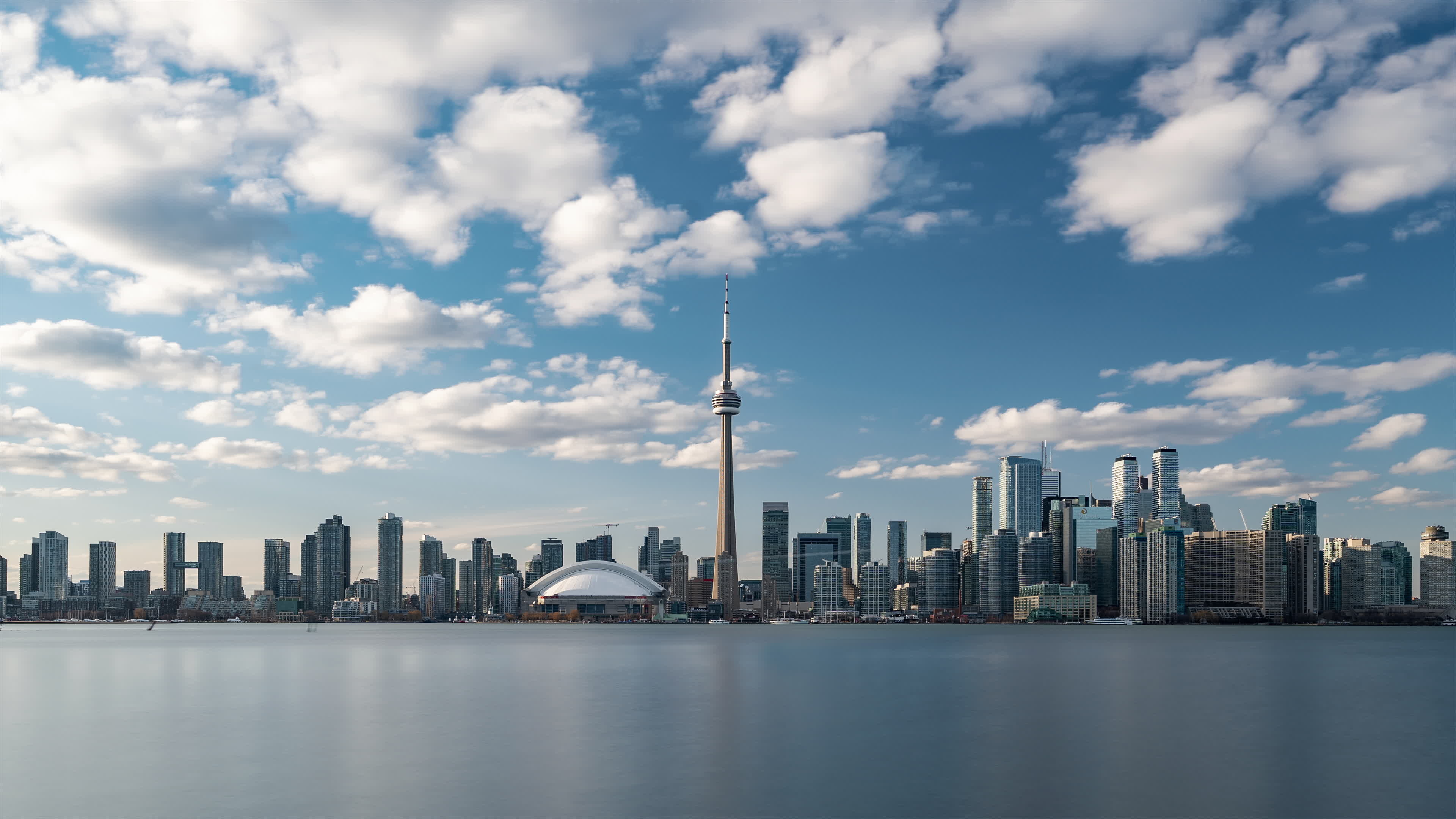 Toronto Skyline, Daytime view, 3840x2160 4K Desktop