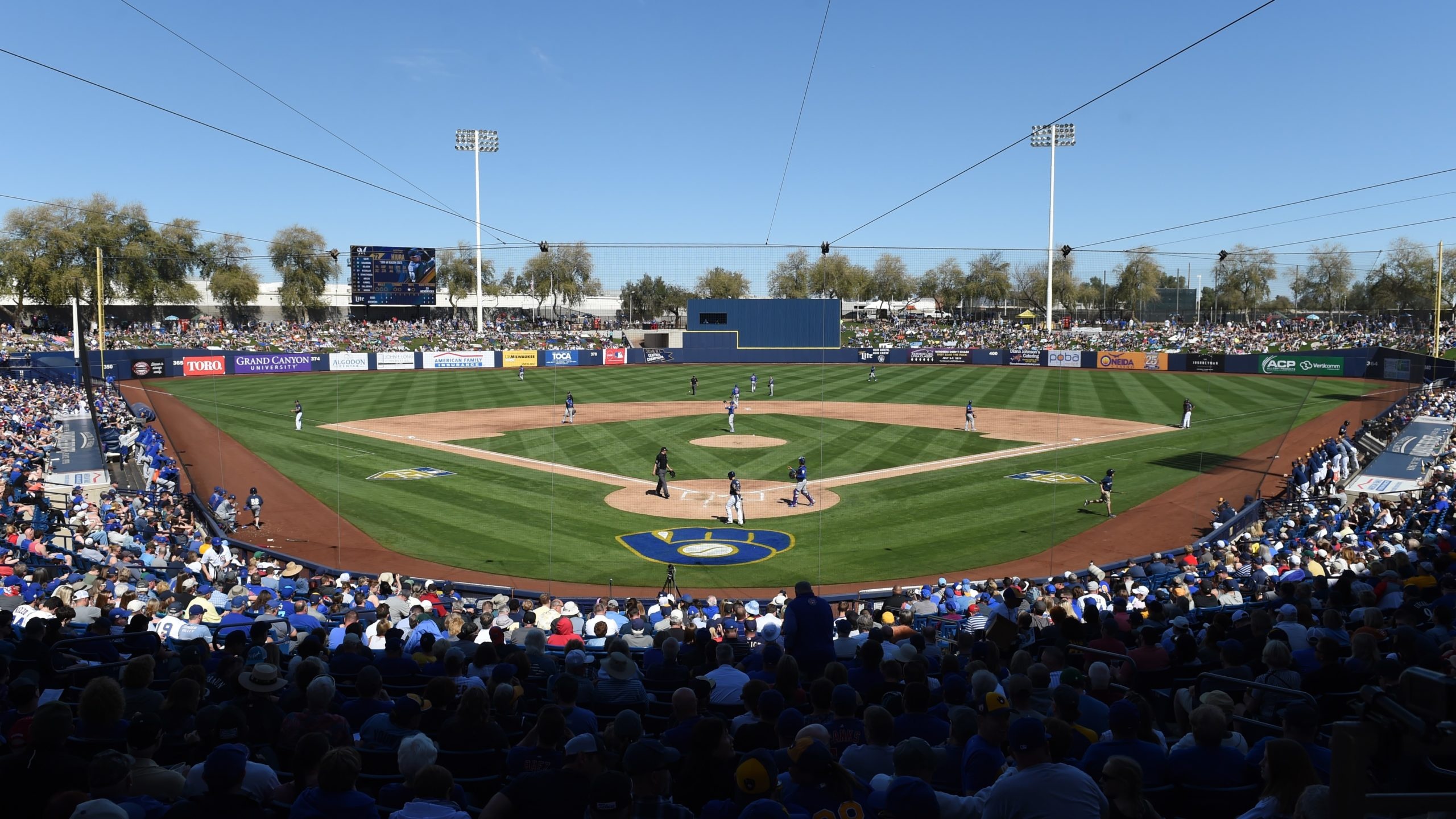 Milwaukee Brewers, Spring training, Game times, Broadcast, 2560x1440 HD Desktop