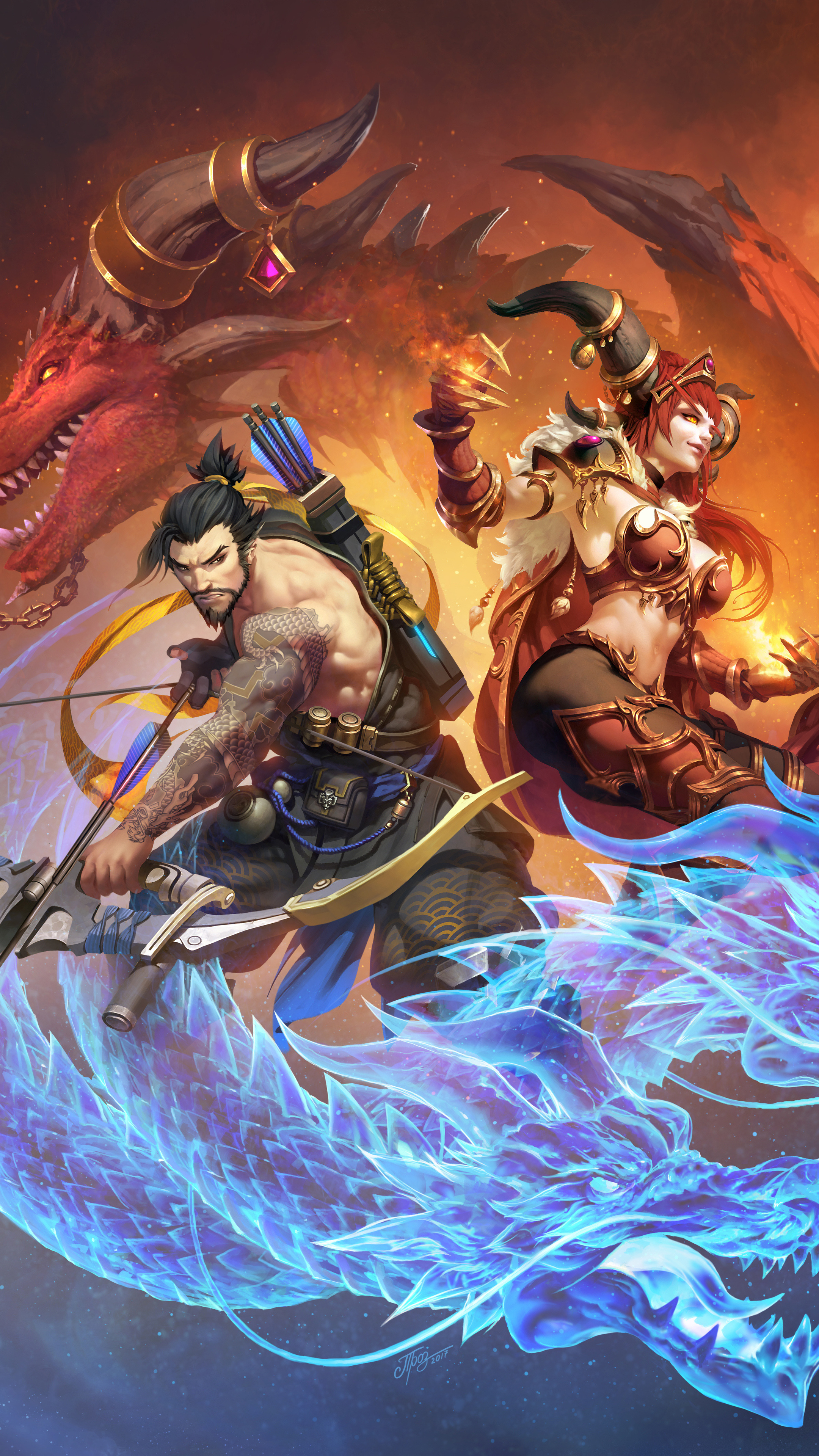 Dragons of Hanzo, 4k gaming wallpapers, Sony Xperia premium, High-definition images, 2160x3840 4K Handy