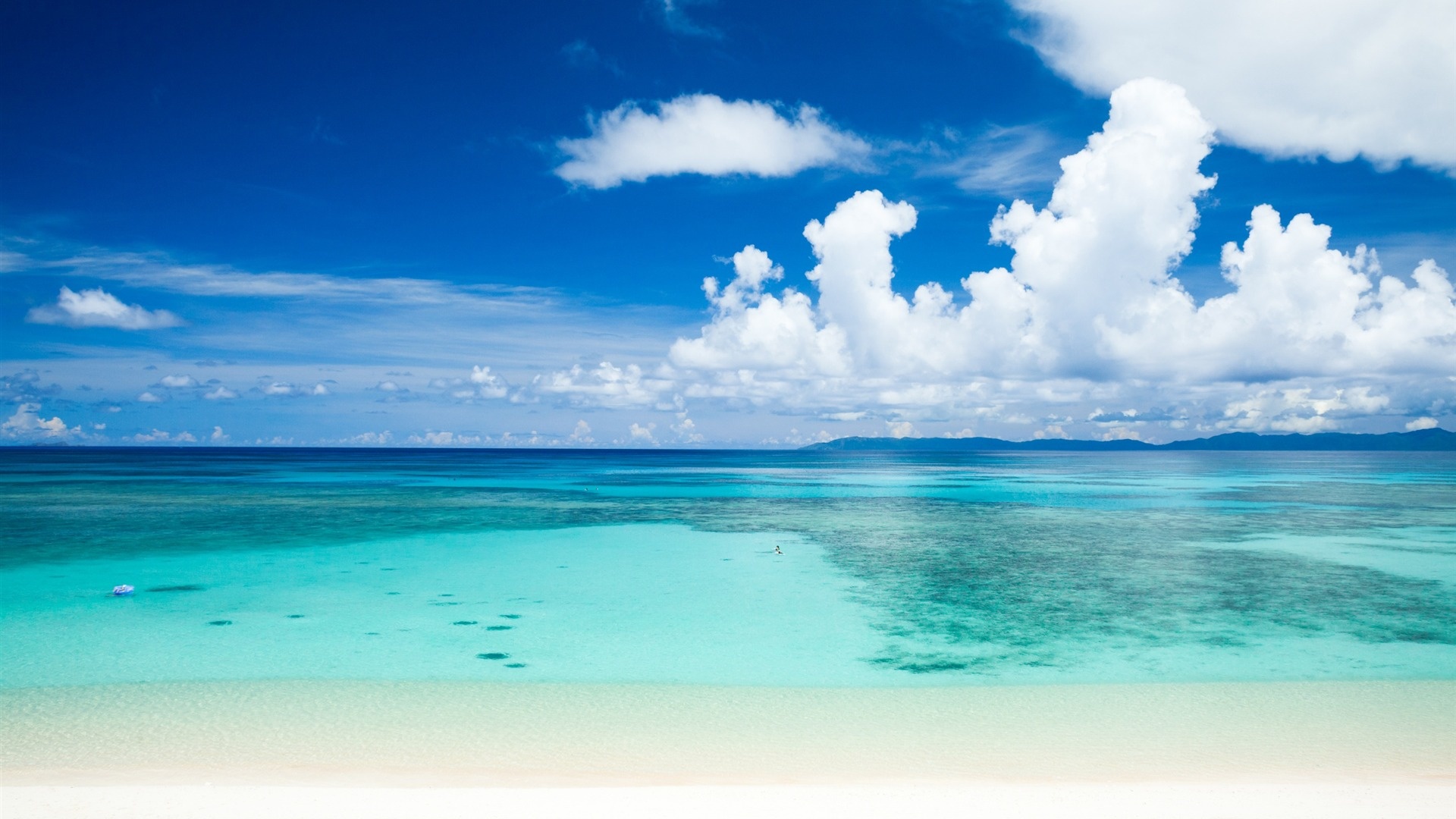 Tropical beach, Ocean landscape, Summer paradise, Linux wallpaper, 1920x1080 Full HD Desktop
