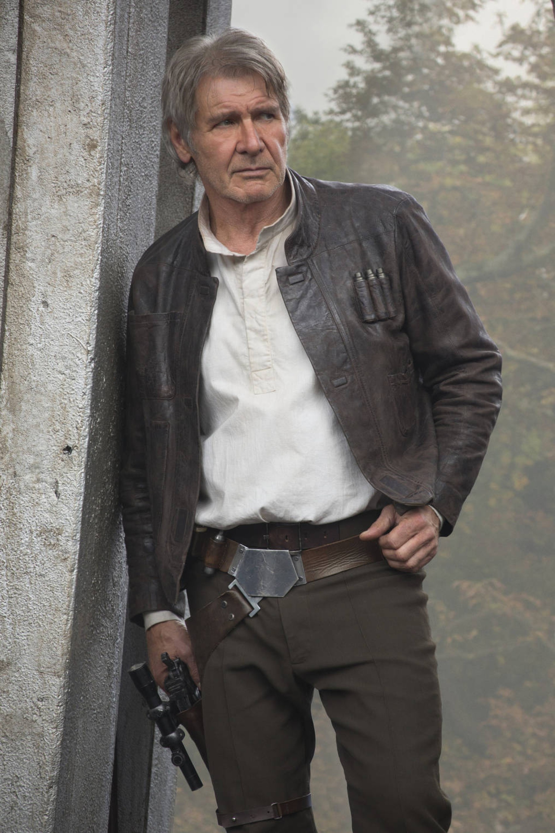 Harrison Ford, Han Solo lederjacke, Star Wars, 1900x2850 HD Phone