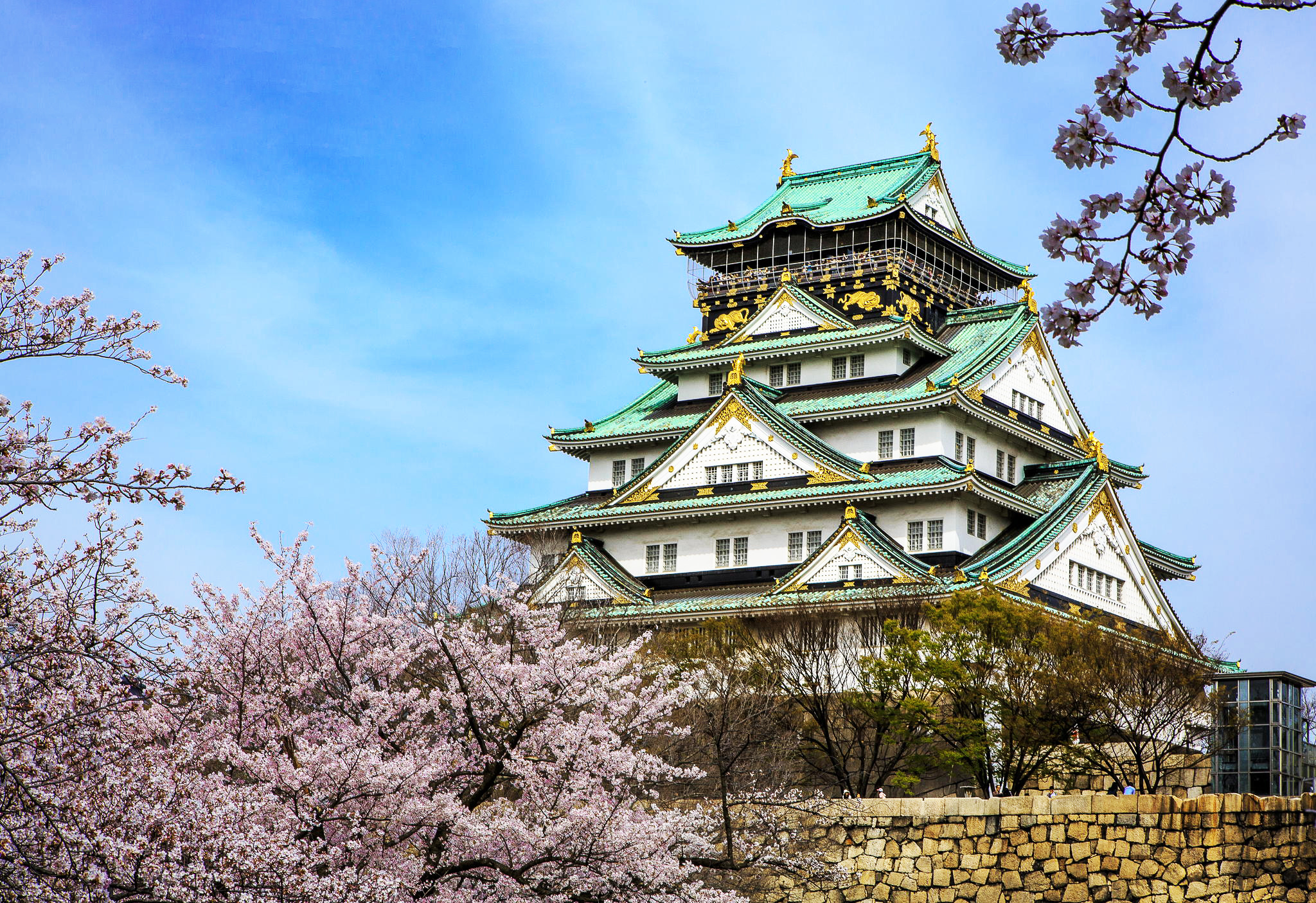 Osaka Castle, Travels, Japan exploration, Scenic photography, 2050x1410 HD Desktop