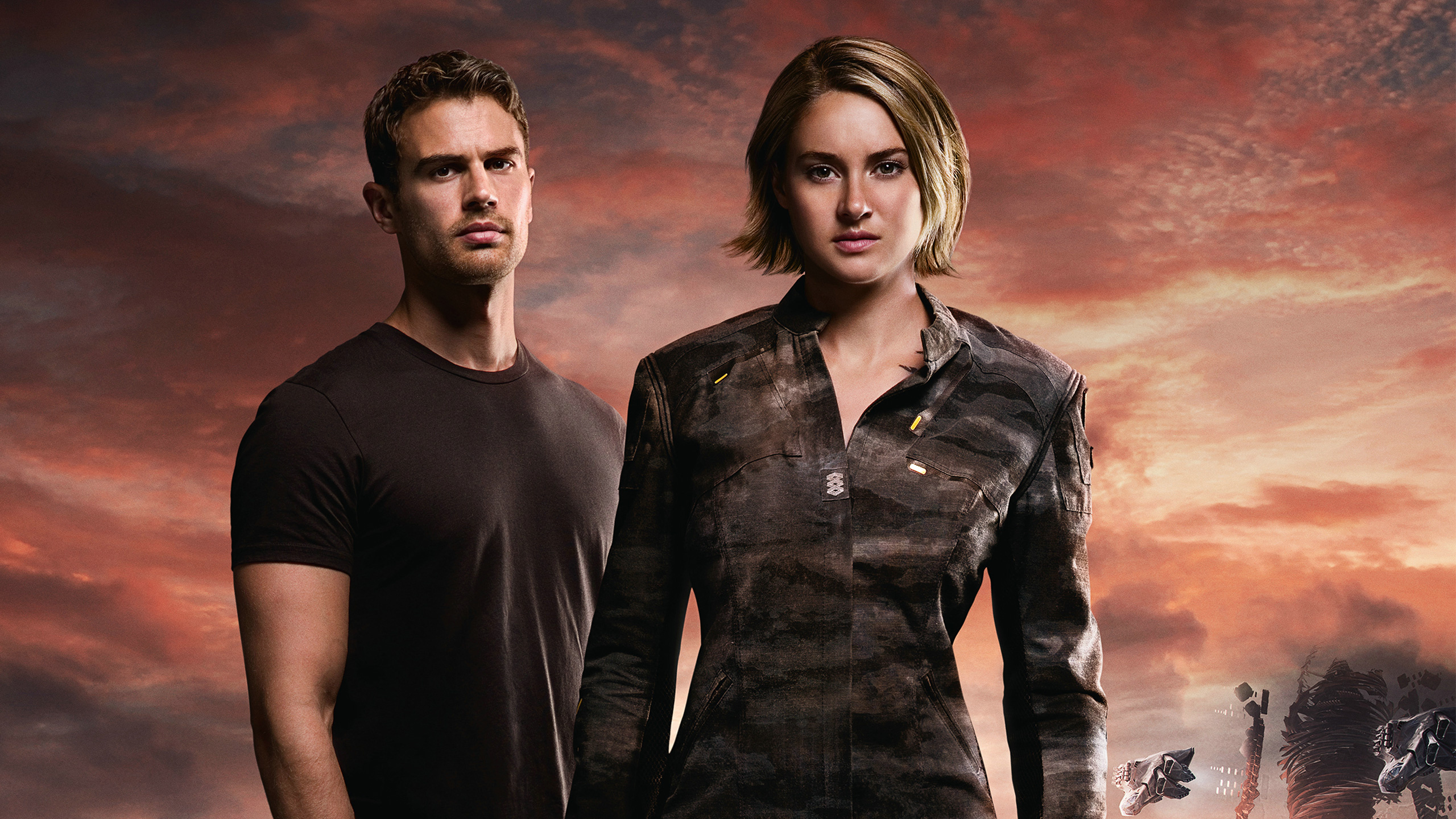 Four and Tris, Divergent movie, Allegiant wallpaper, Tris and Four, 2560x1440 HD Desktop