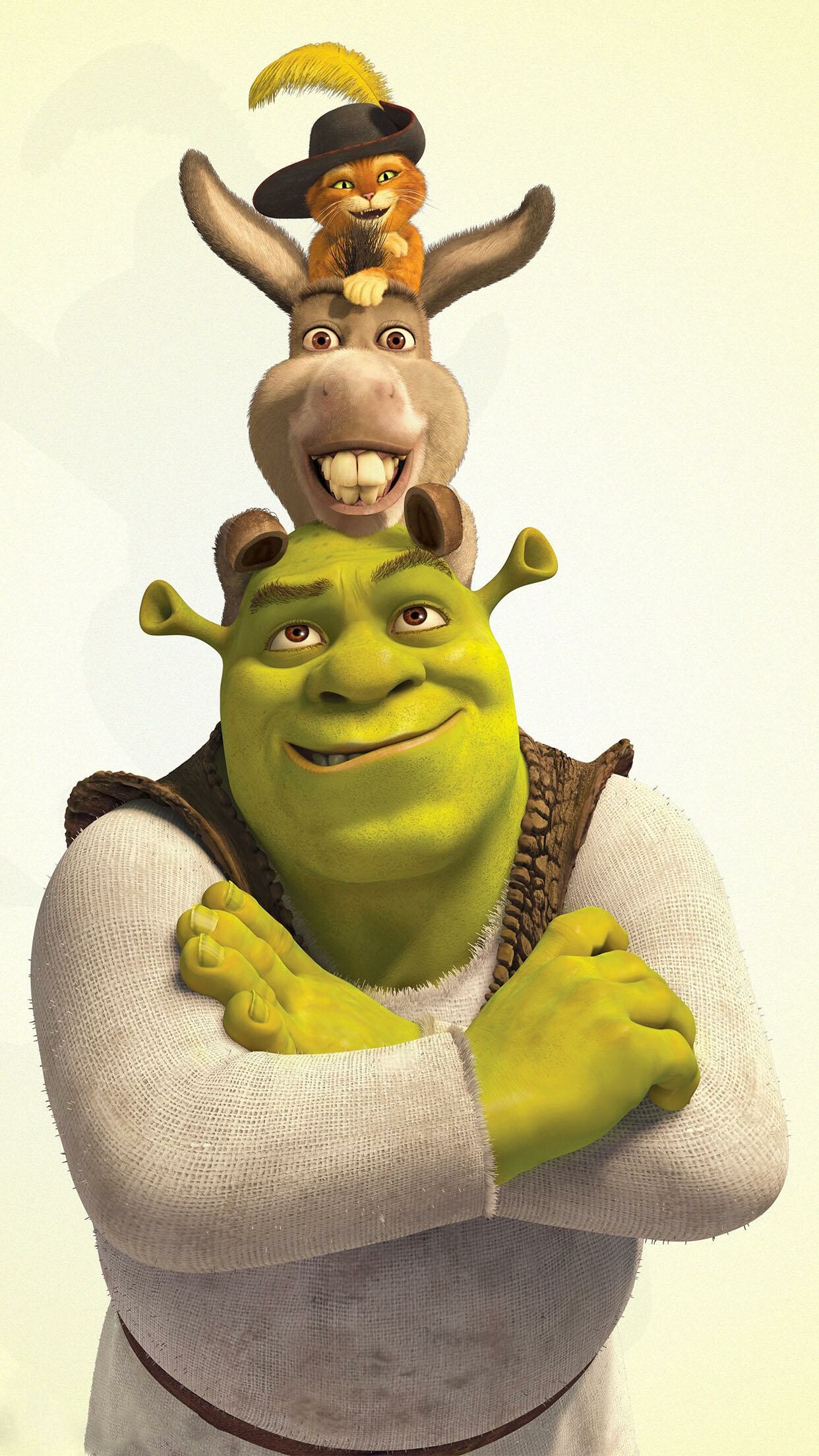 Shrek and Donkey wallpapers, Memorable characters, Animated film, Adventure theme, 1250x2210 HD Phone