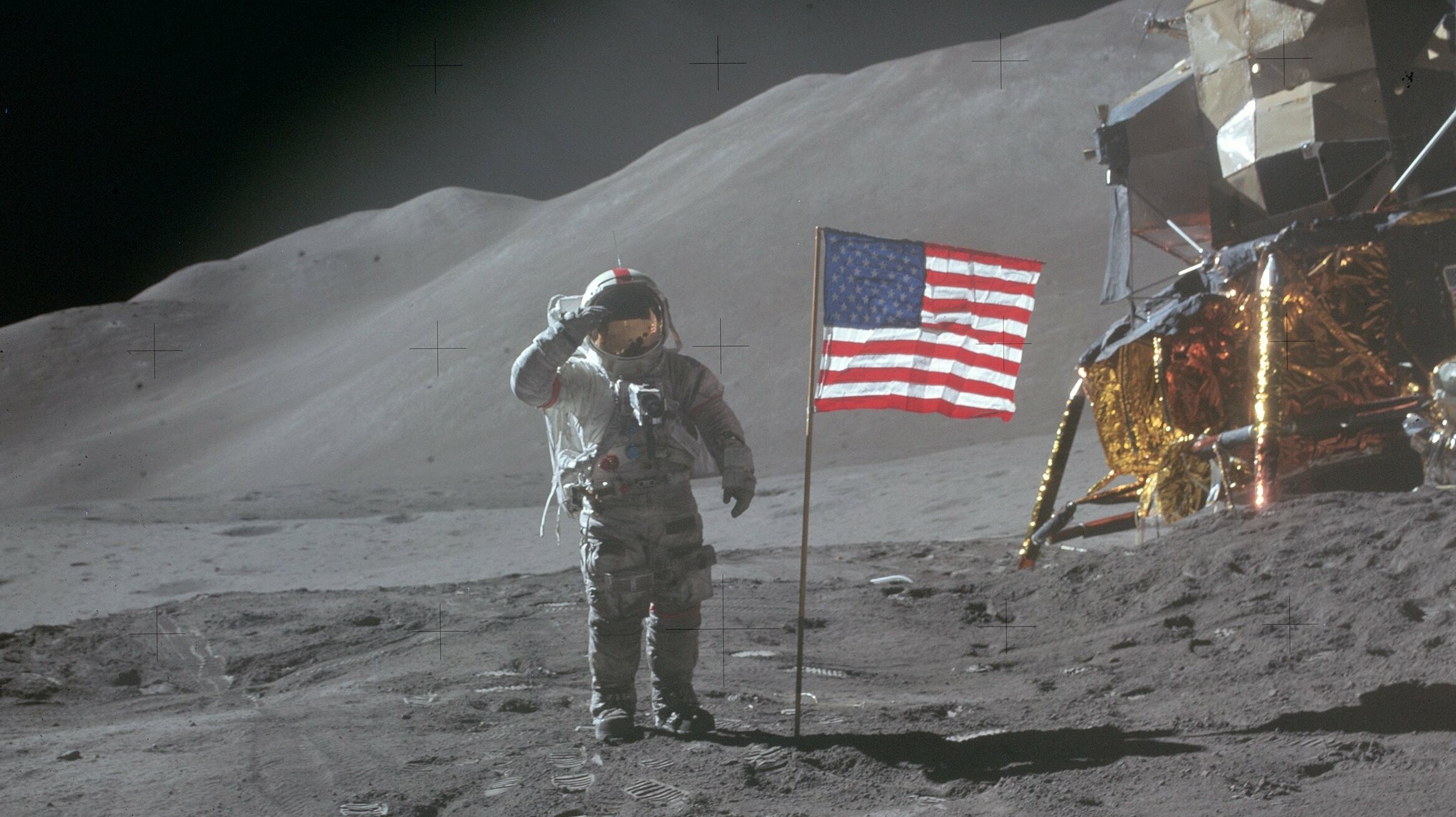 Man on the Moon: The crewed mission to land on the lunar surface, The Lunar Module. 2340x1320 HD Wallpaper.