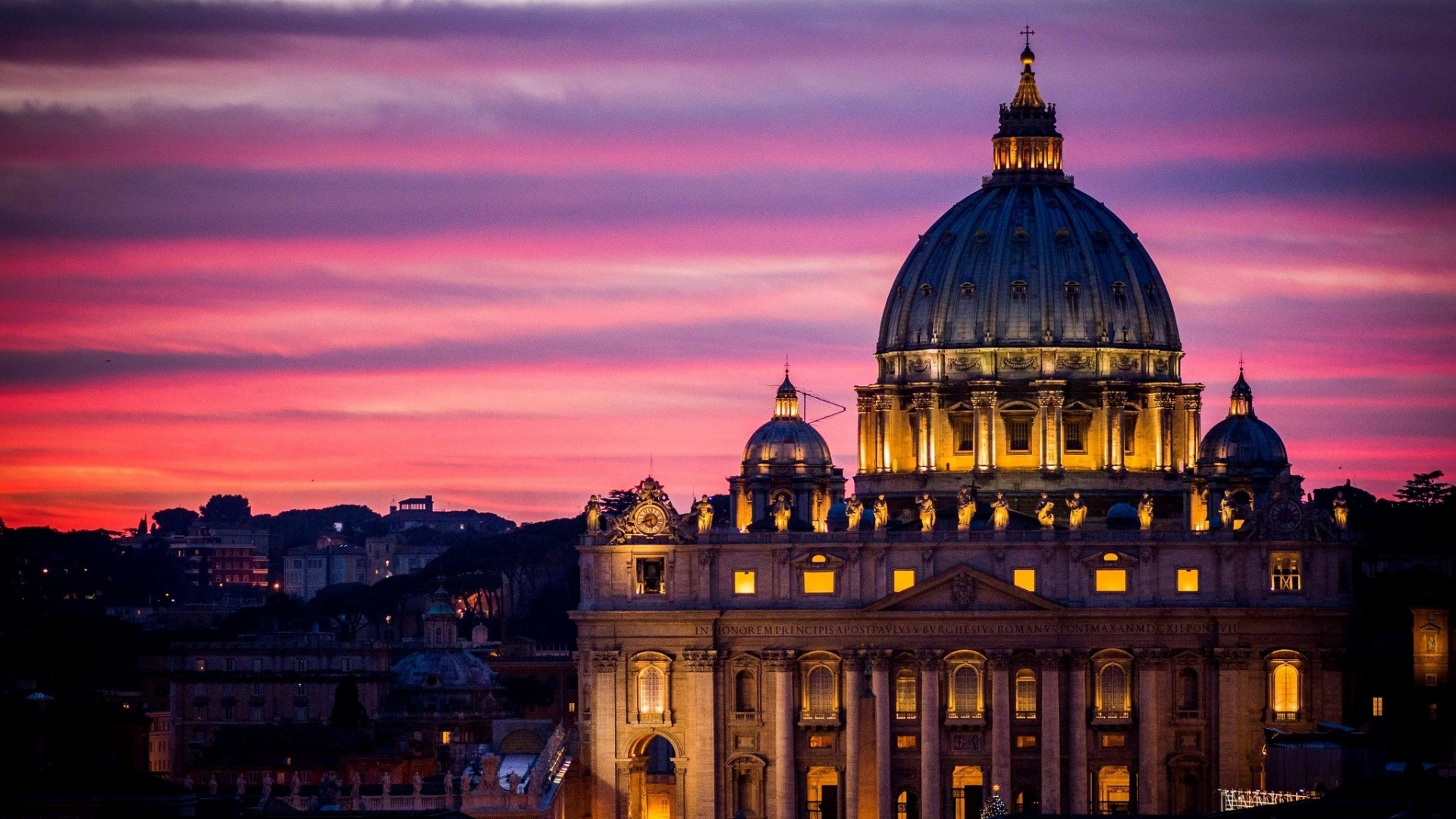 St. Peters Cathedral, Vatican City, Travels, Vatican, 1920x1080 Full HD Desktop